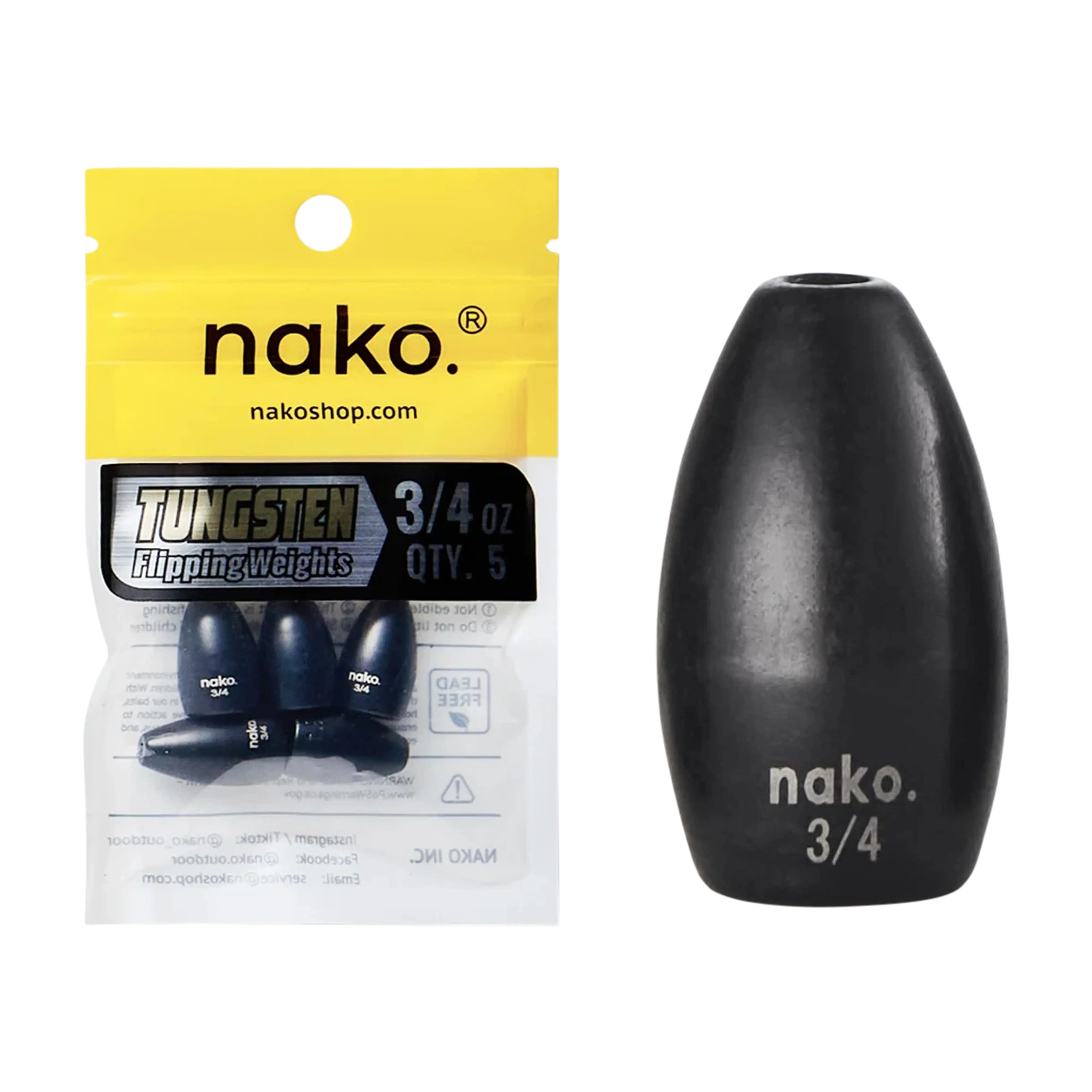 Nako Tungsten Flipping Weights