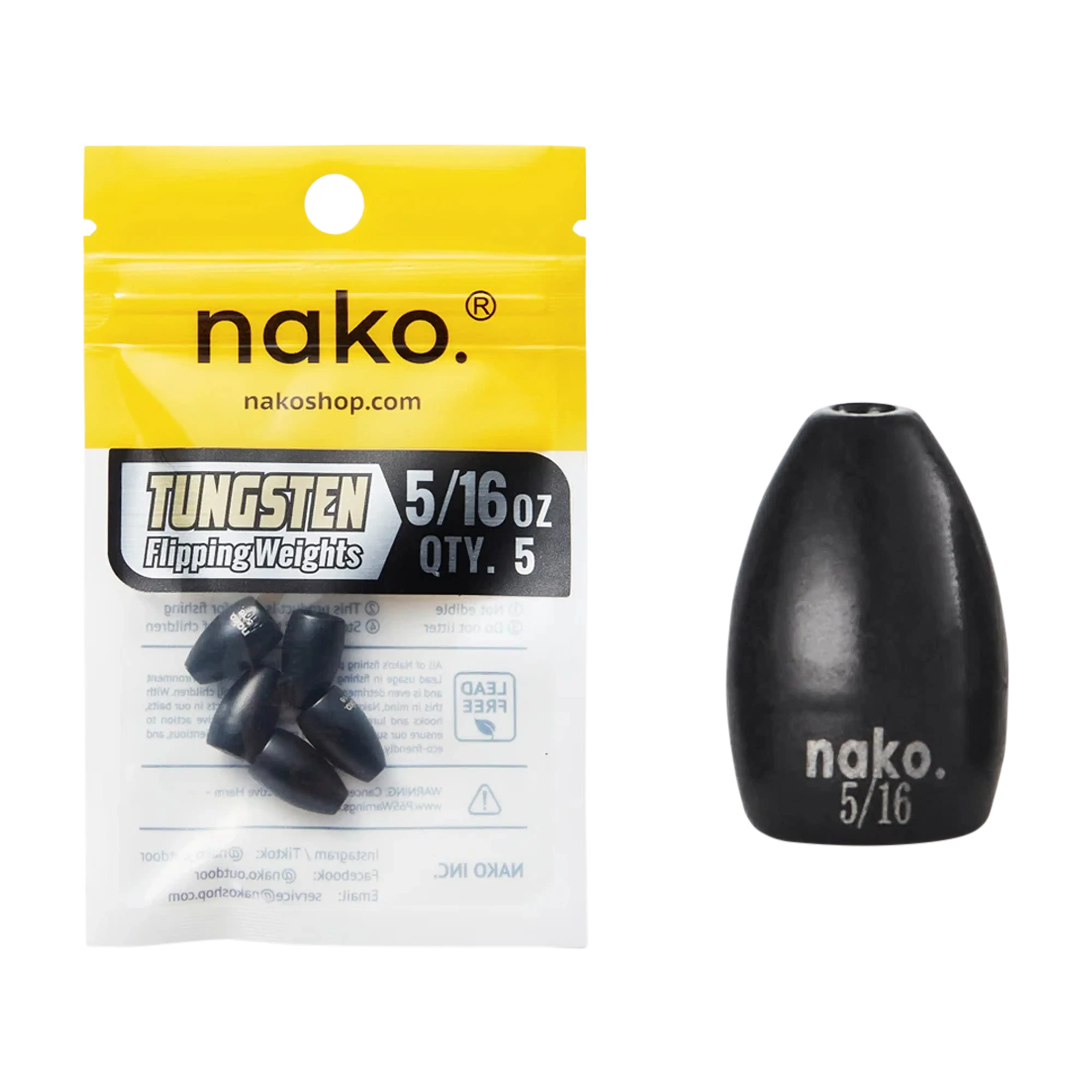 Nako Tungsten Flipping Weights