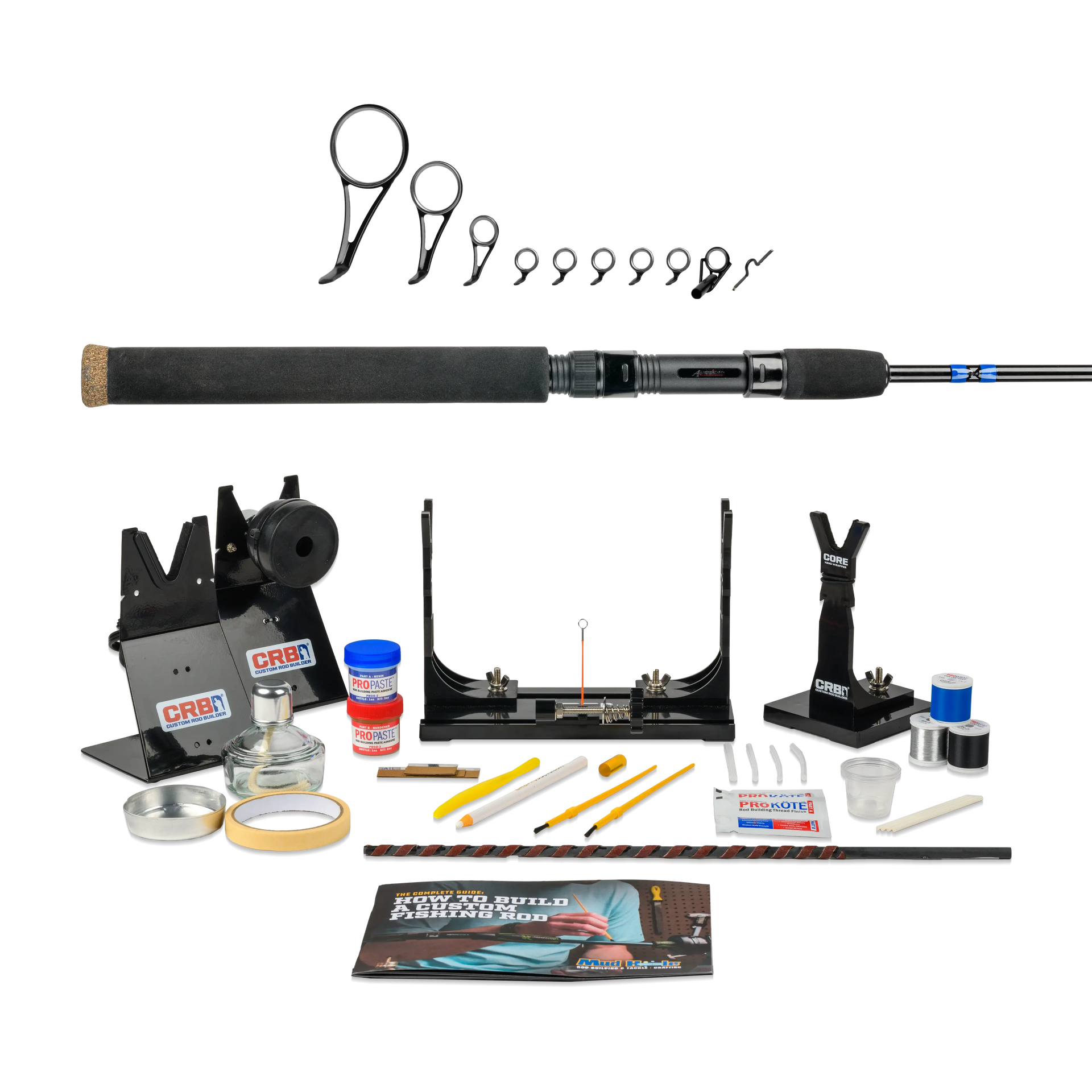 fishing rod custom Spinning Great to look at and better to fish with. Mud Hole All-In-One Spinning Rod