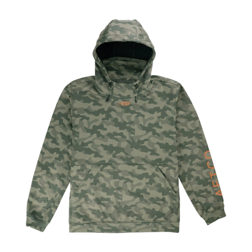 Sweat à Capuche AFTCO Reaper – Homme M – Gris – Technique Pêche – Performance Tech