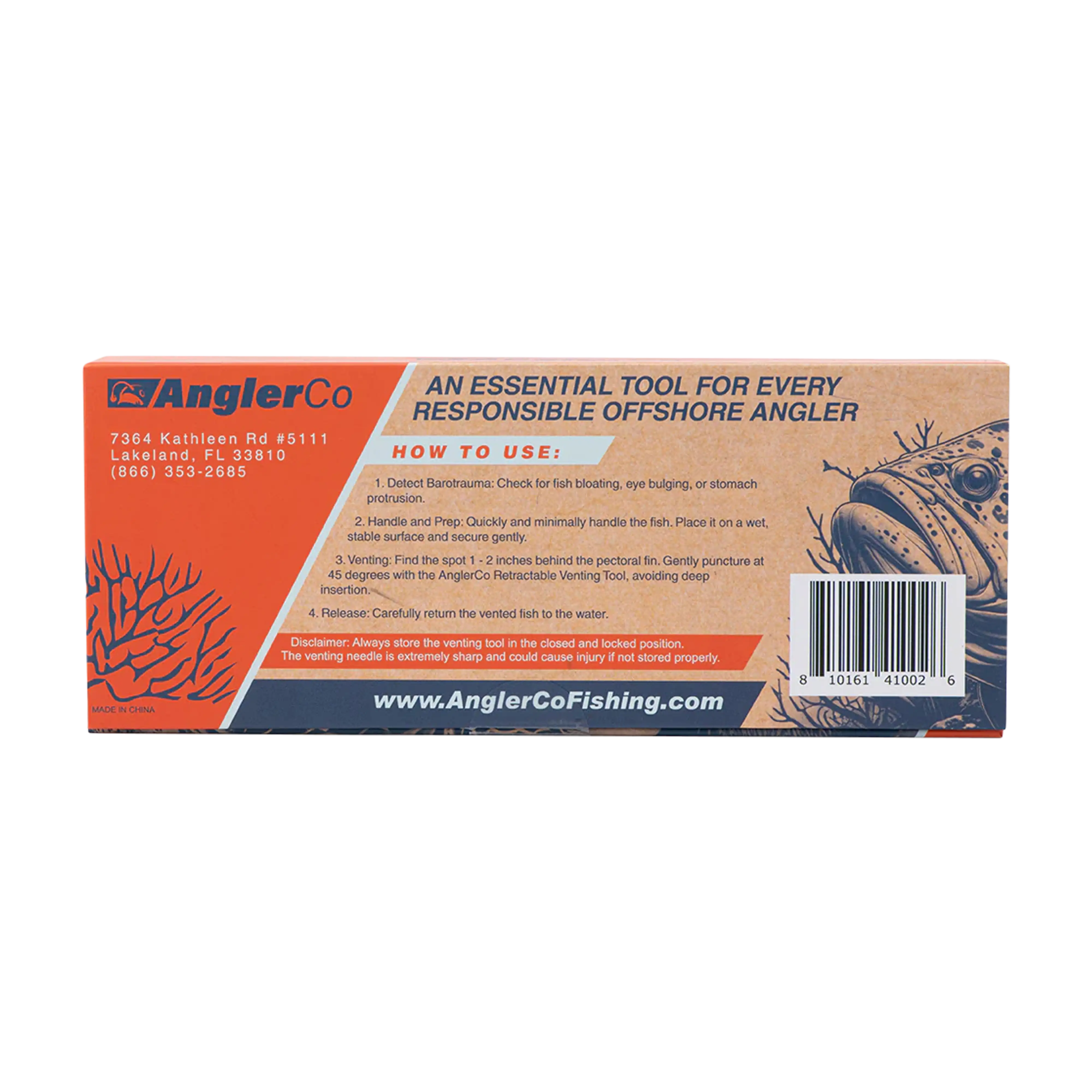 AnglerCo Retractable Venting Tool