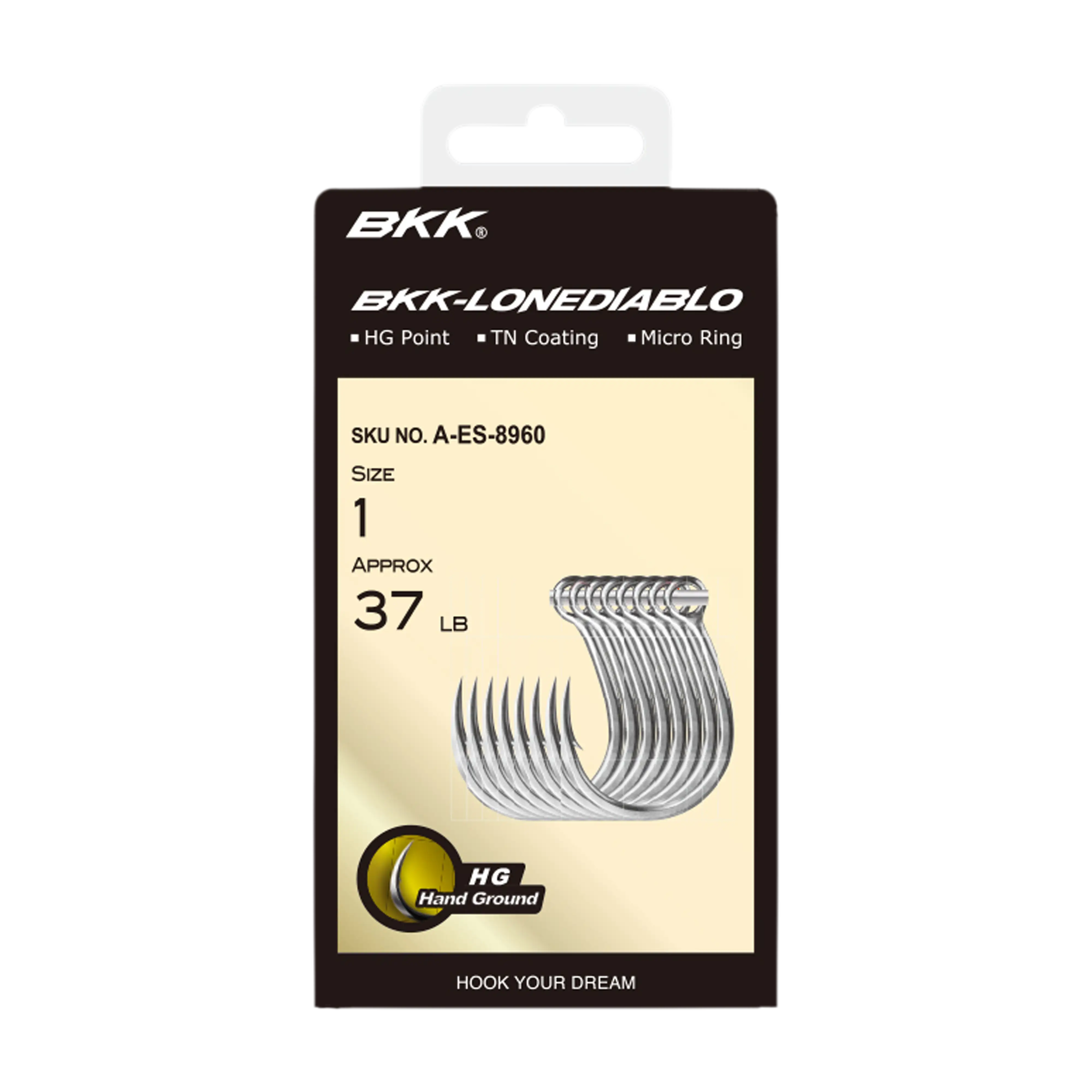 BKK Lone Diablo Inline Single Hooks