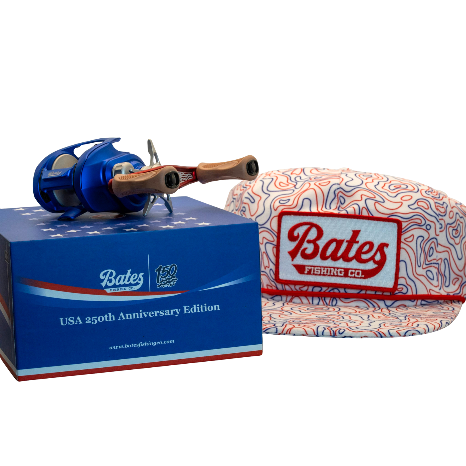 Bates Fishing Co. Salty Hundo'50 250th Special Edition Casting Reel