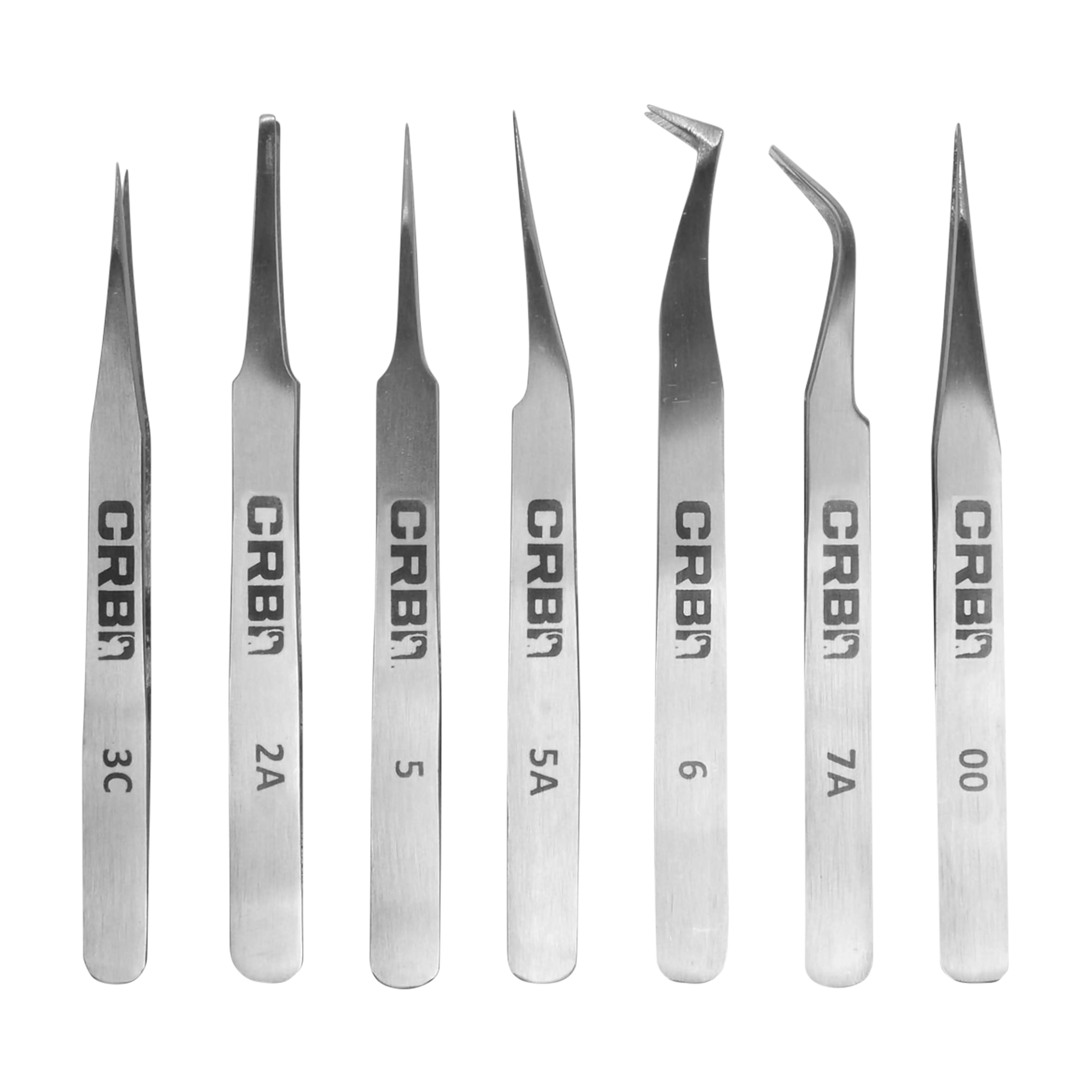 CRB 7-Piece Tweezer Set