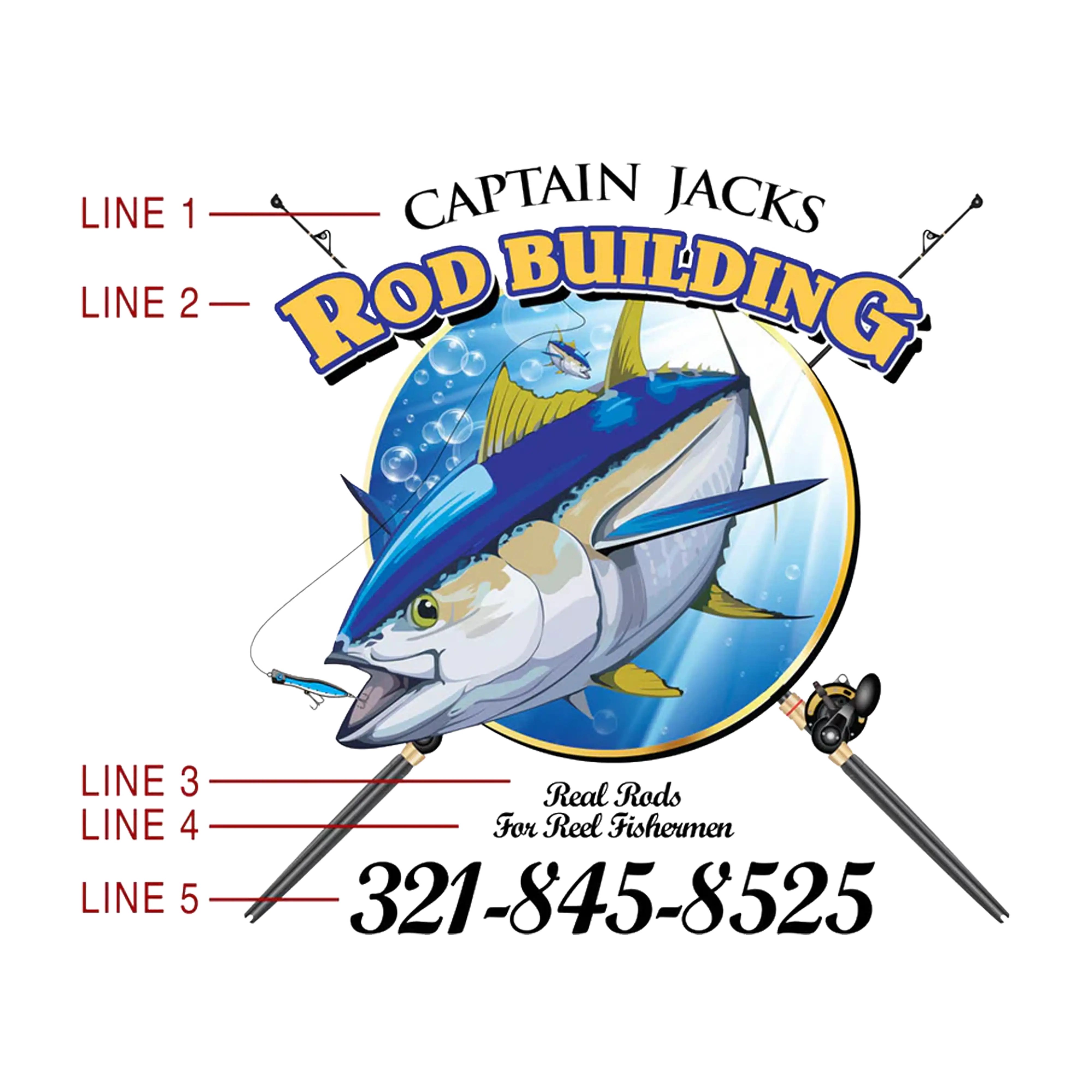 Custom T-Shirt: Chasing Tuna