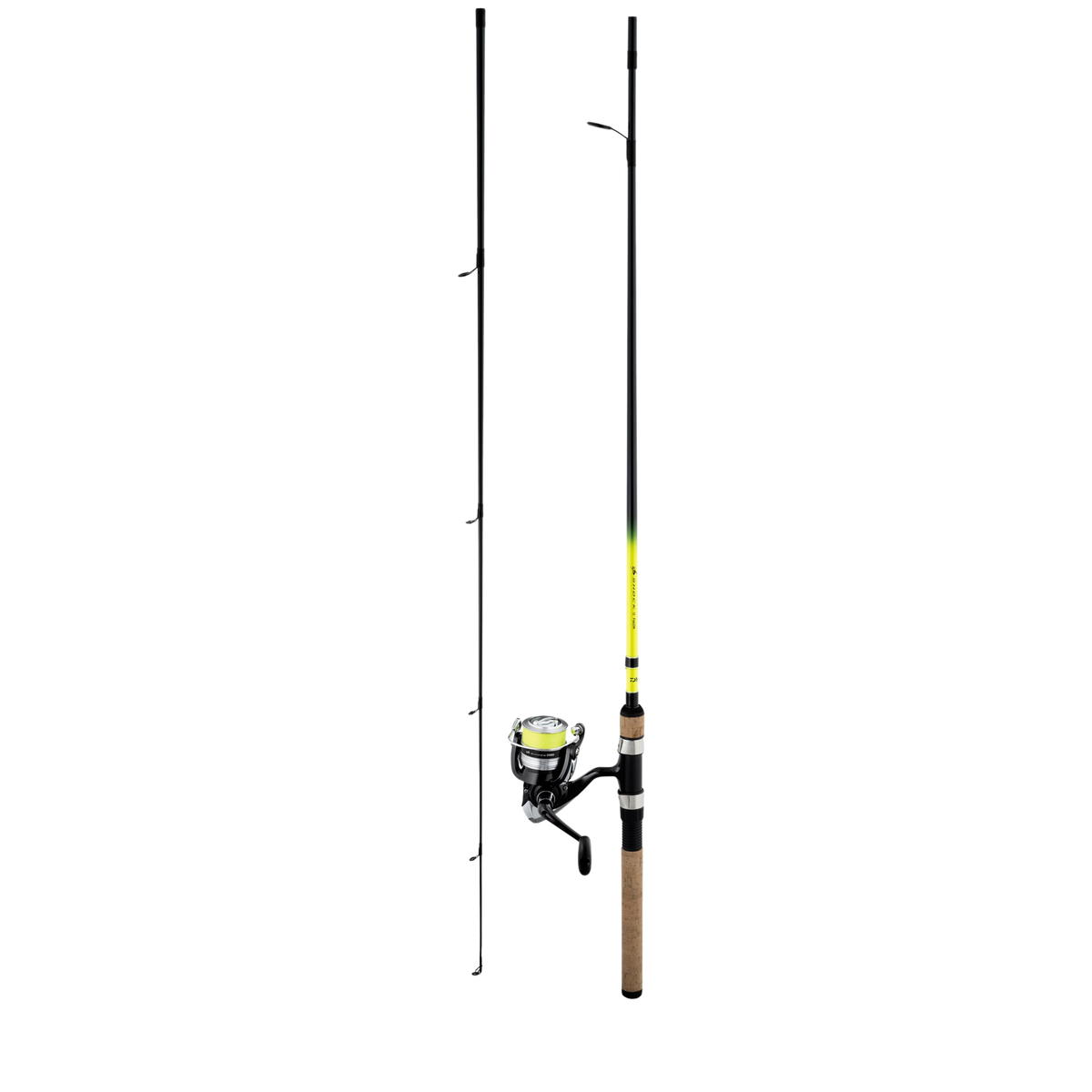 Daiwa D-Shock II Spinning Combo with Braided Line
