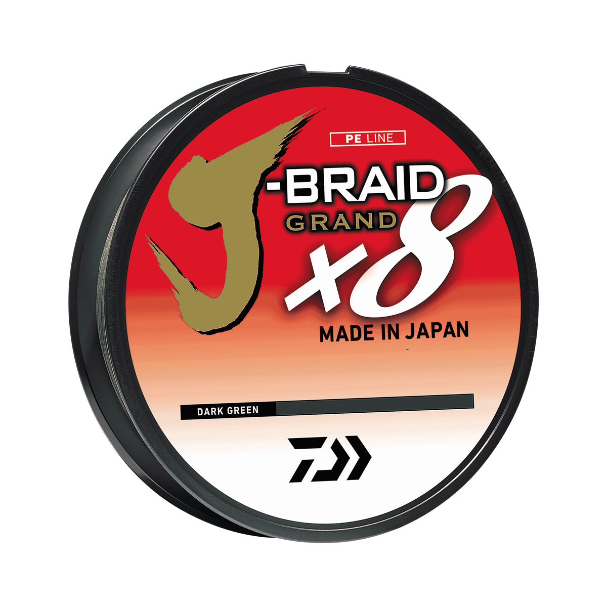Daiwa J-BRAID x8 Grand Braided Fishing Line - 150 Yards