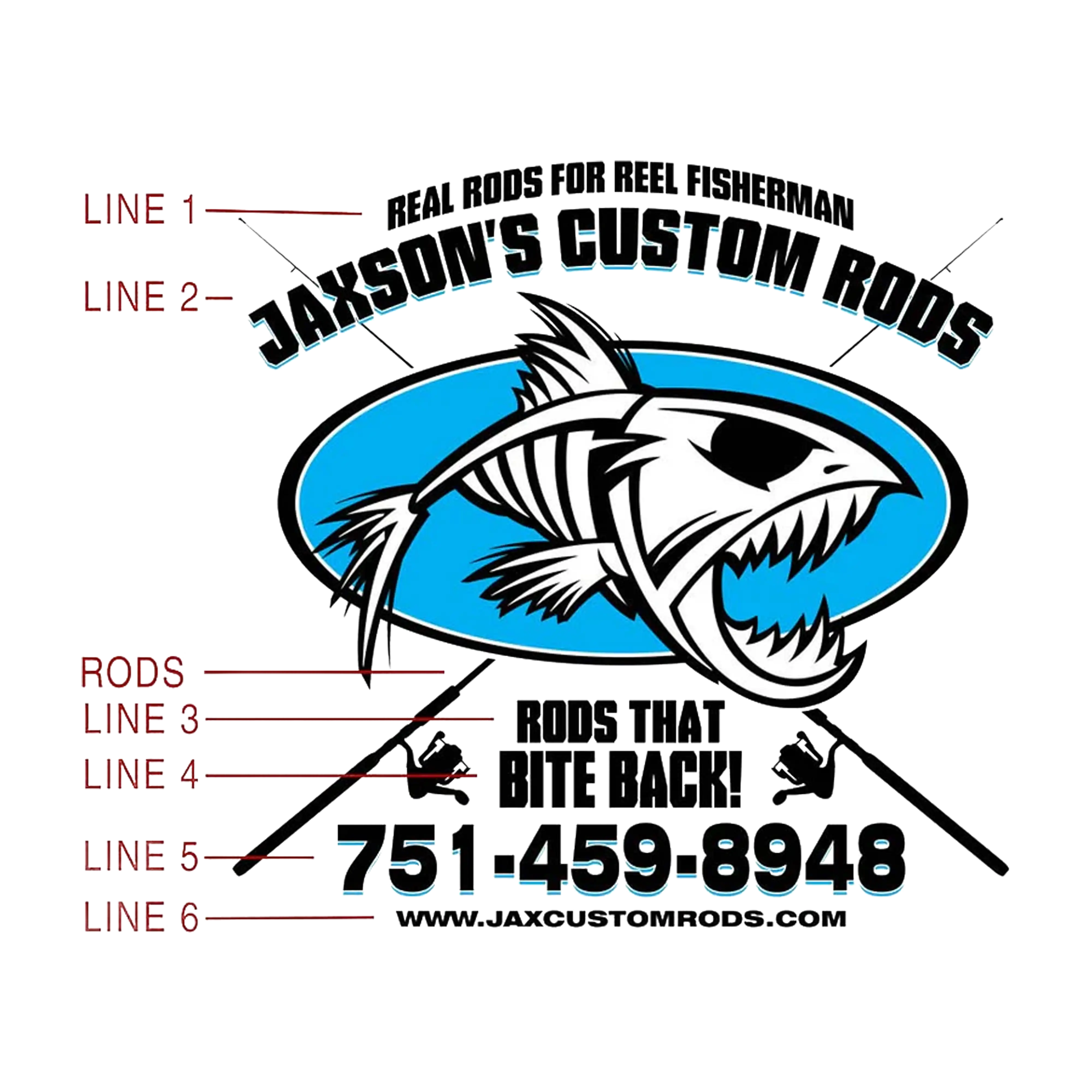 Custom T-Shirt: Fish Skeleton