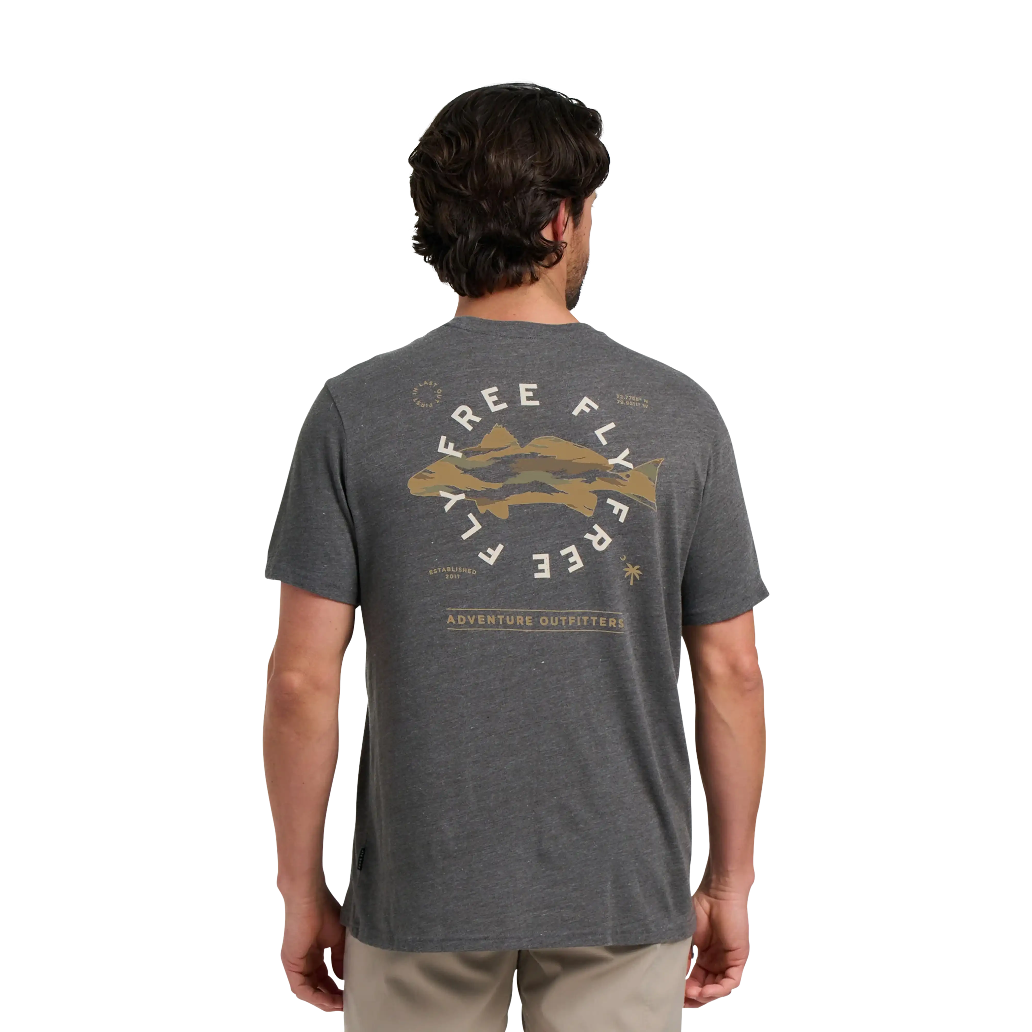Free Fly Camo Redfish Pocket Tee