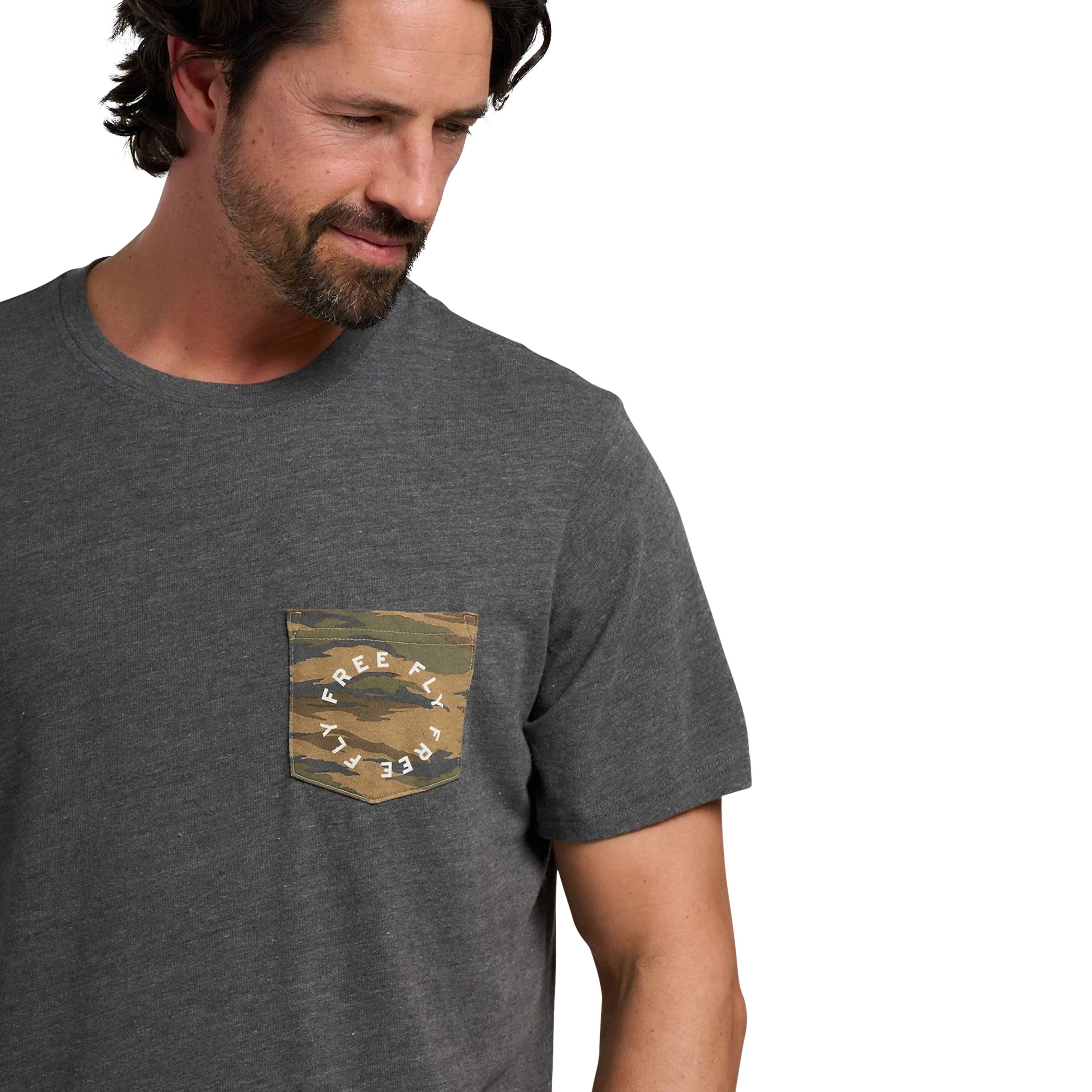 Free Fly Camo Redfish Pocket Tee