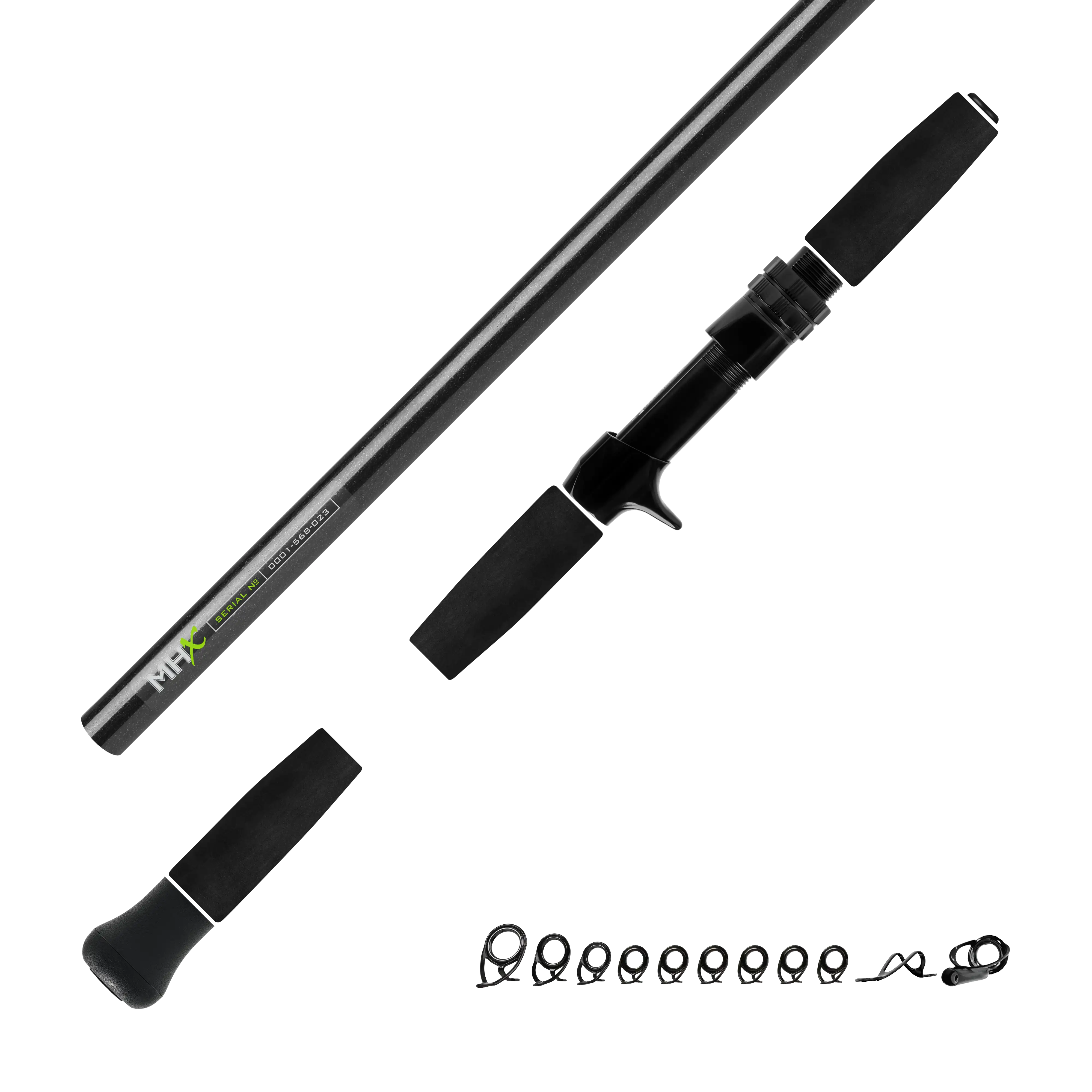 Heavy Inshore Saltwater Casting Kits - Metallic Black Pearl