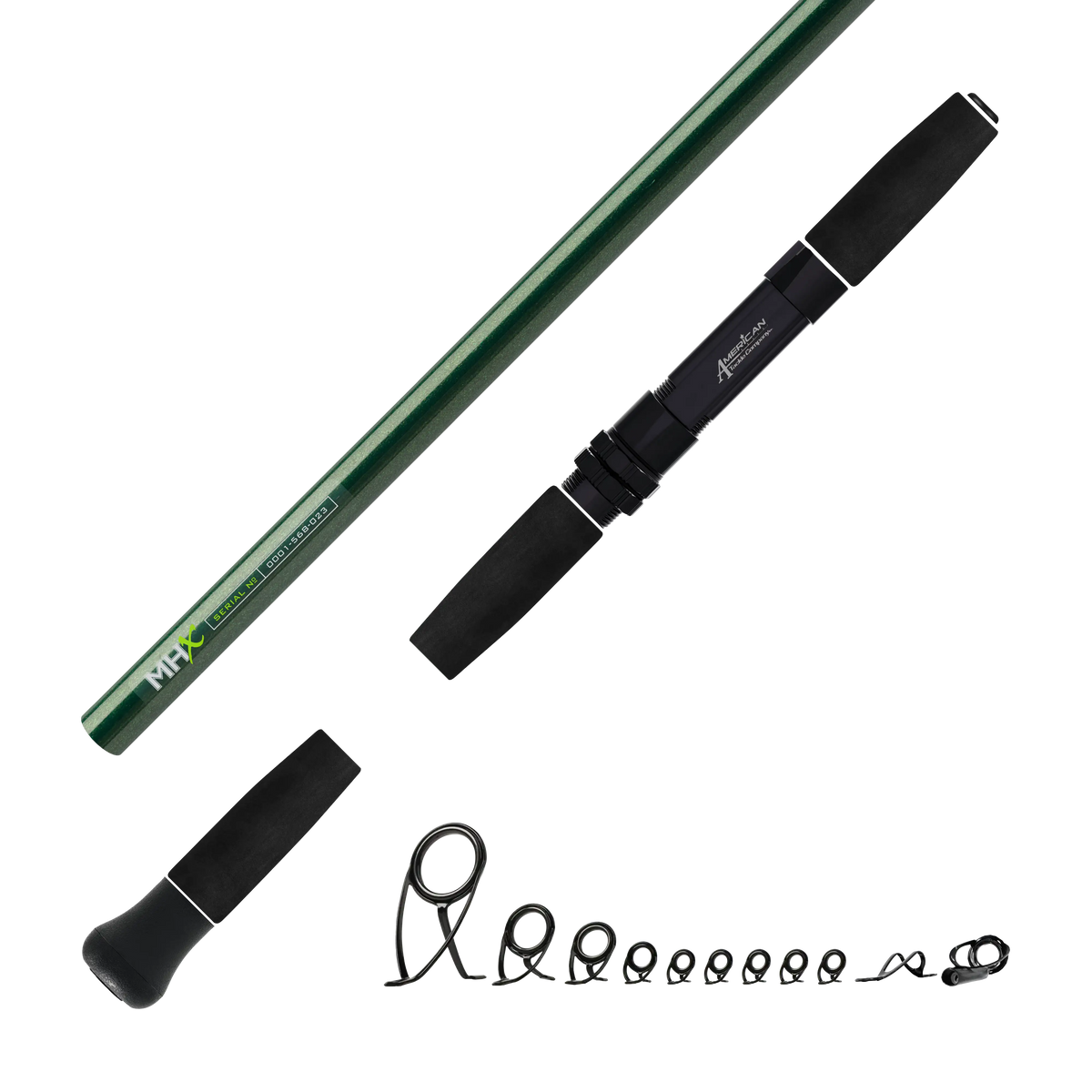 Heavy Inshore Saltwater Spinning Kits - Metallic Green