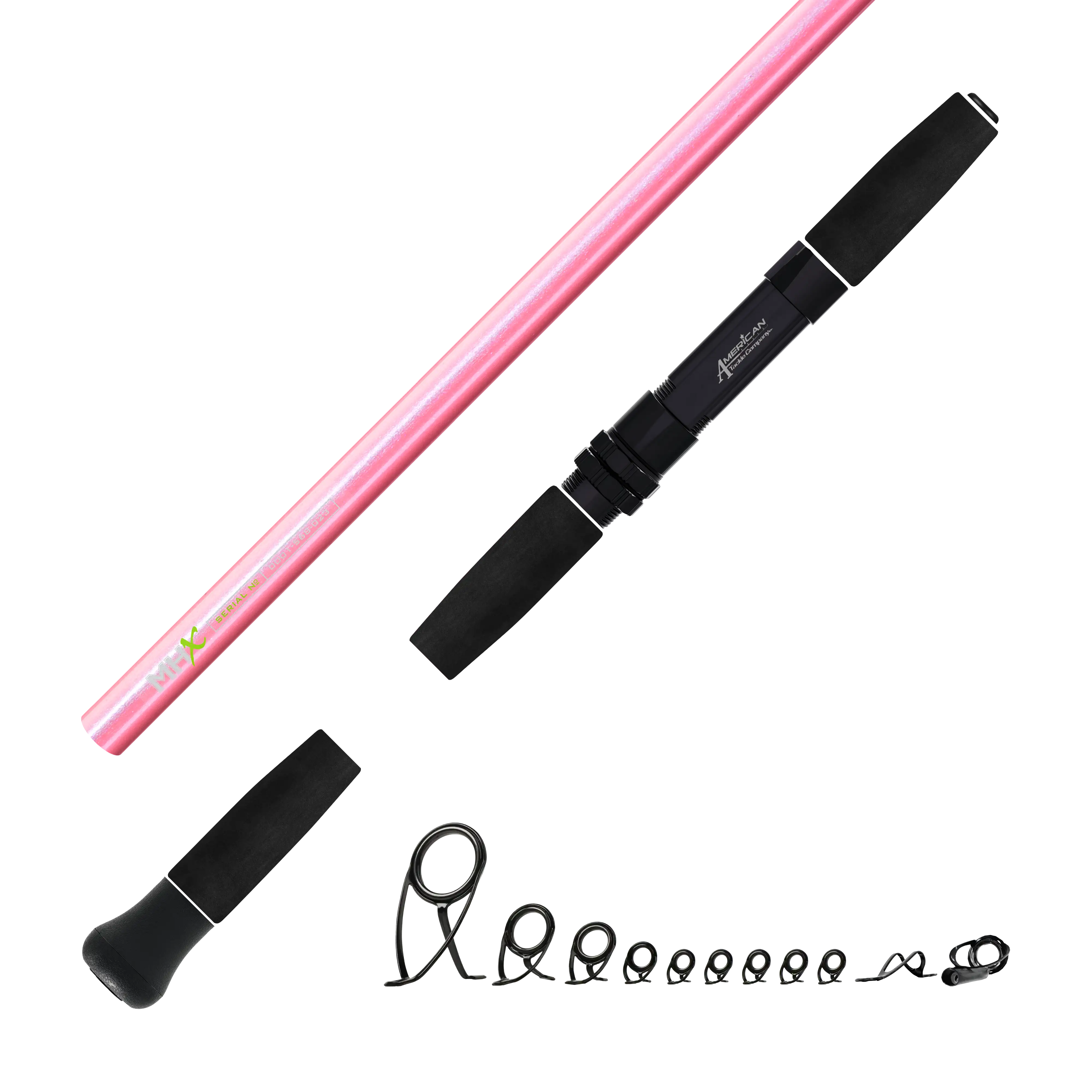 Heavy Inshore Saltwater Spinning Kits - Metallic Pink