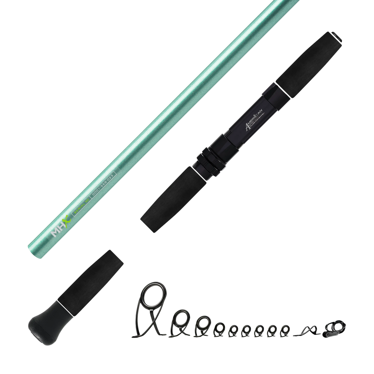 Heavy Inshore Saltwater Spinning Kits - Metallic Seafoam