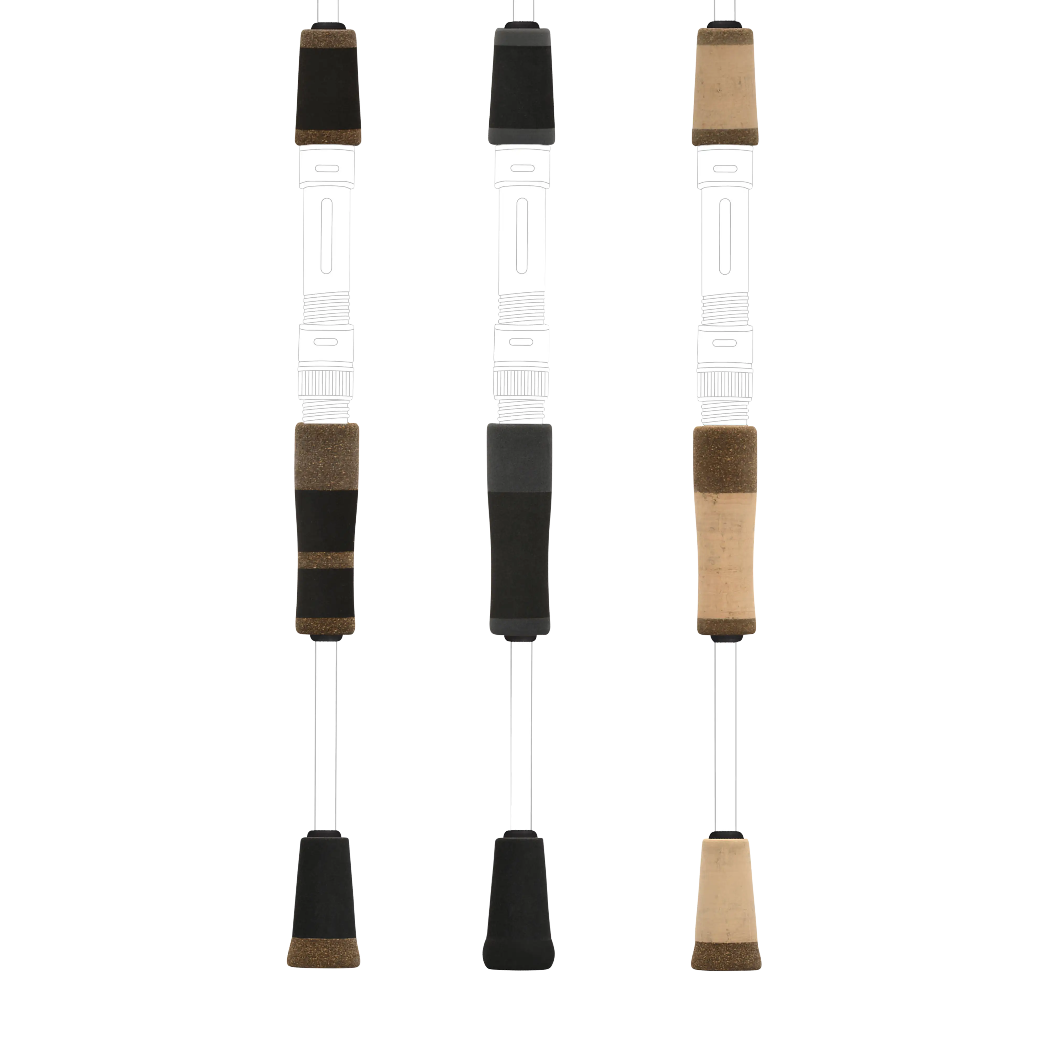 American Tackle 2-Tone Split Grip Kits for Spinning Rods