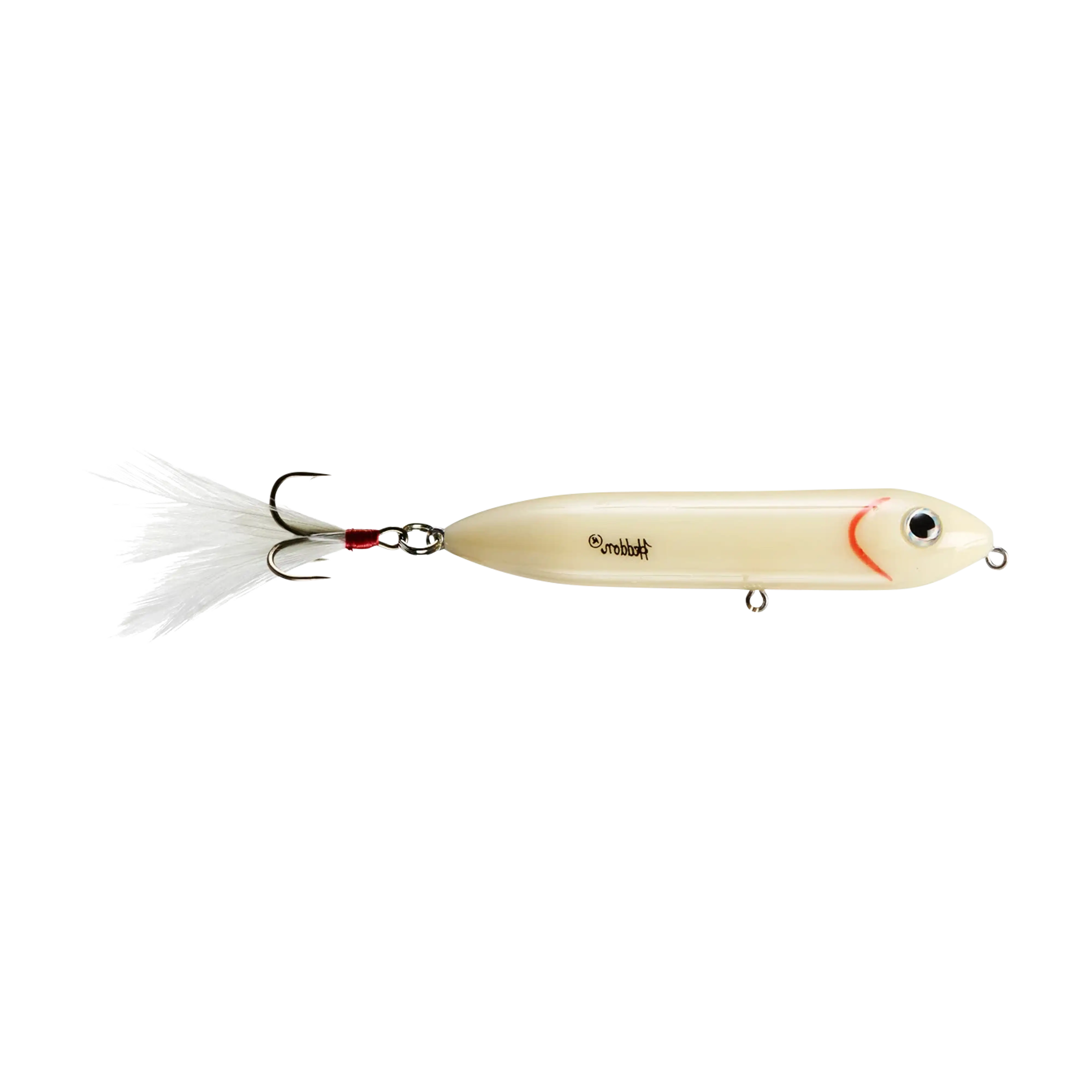  Heddon Feather Dressed Super Spook Jr. Topwater Bait