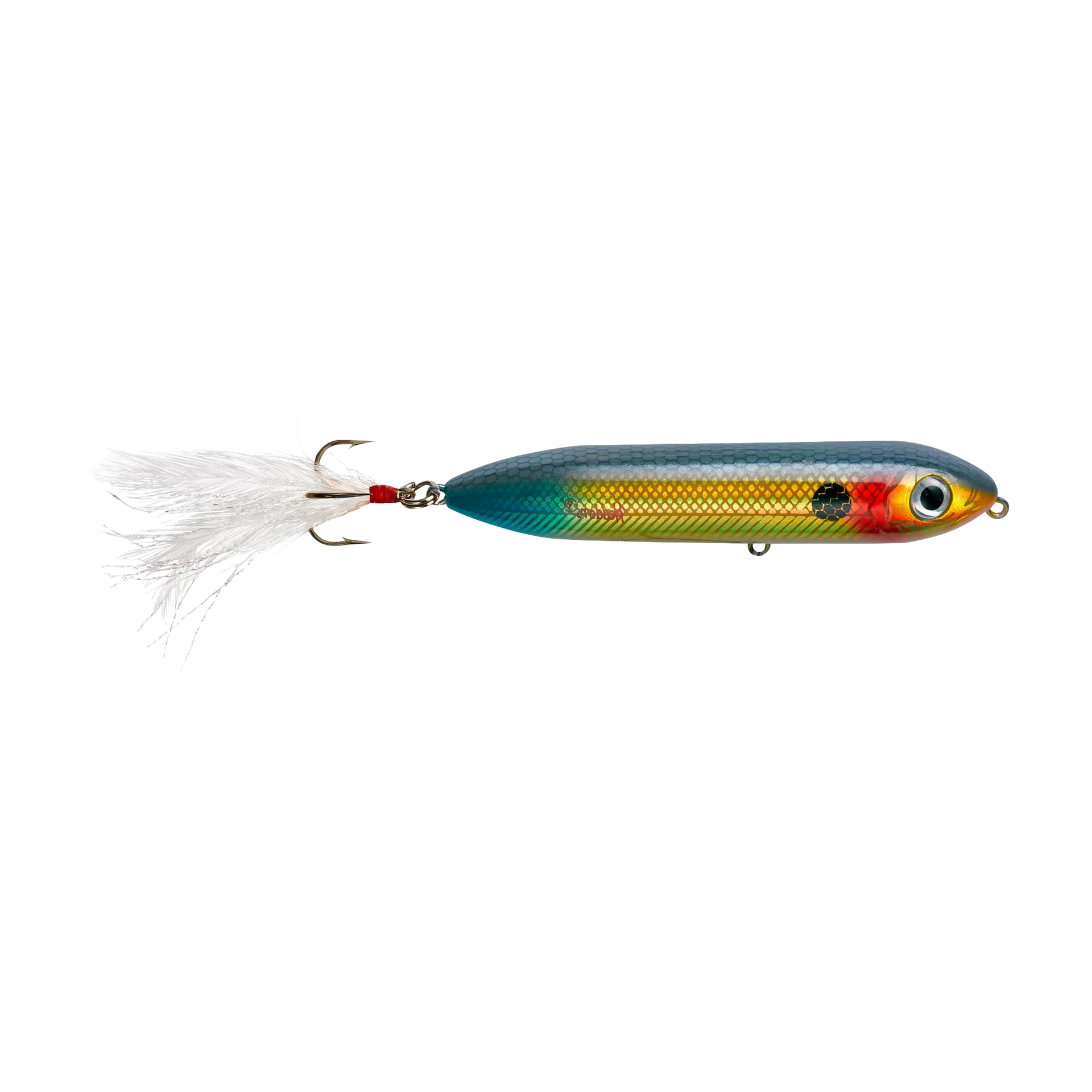 Heddon Feather Dressed Super Spook Jr. Topwater Bait