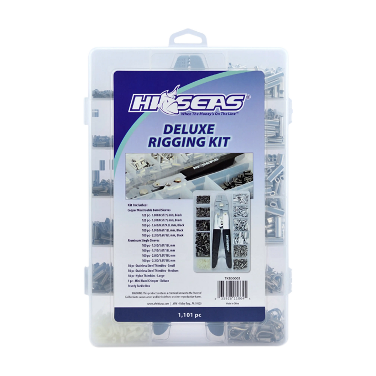 hi seas tackle box Hi-Seas Deluxe Rigging Kit Eagle Claw Catfish Kit The THKFISH Waterproof Tackle Size:150A - 6.2:1 500000-N//A