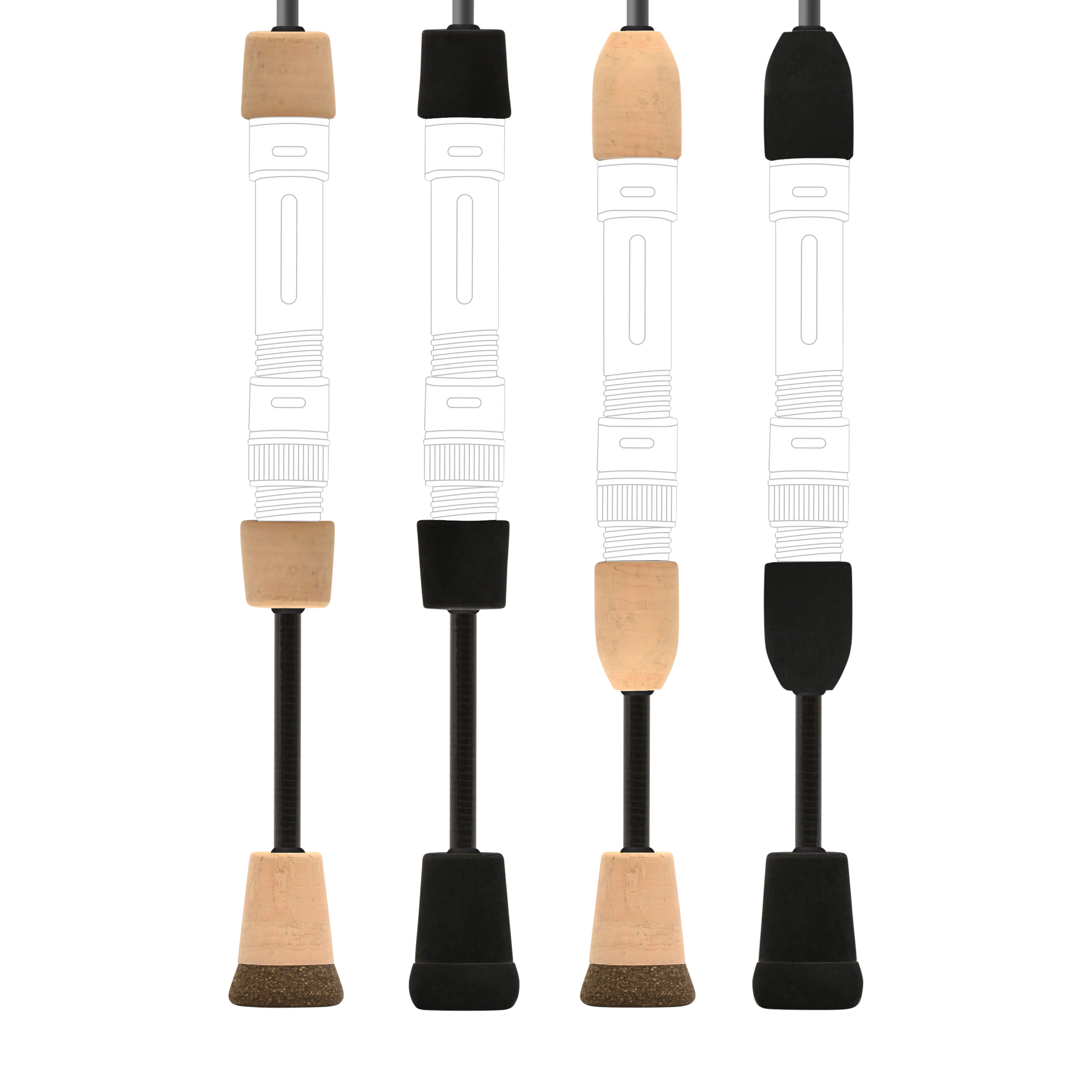 American Tackle Split Grip Kits for Ultra Lights & Ice Rods