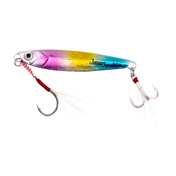 best jig fishing lures Johnny Jigs Long Casting Jig 60g Candy