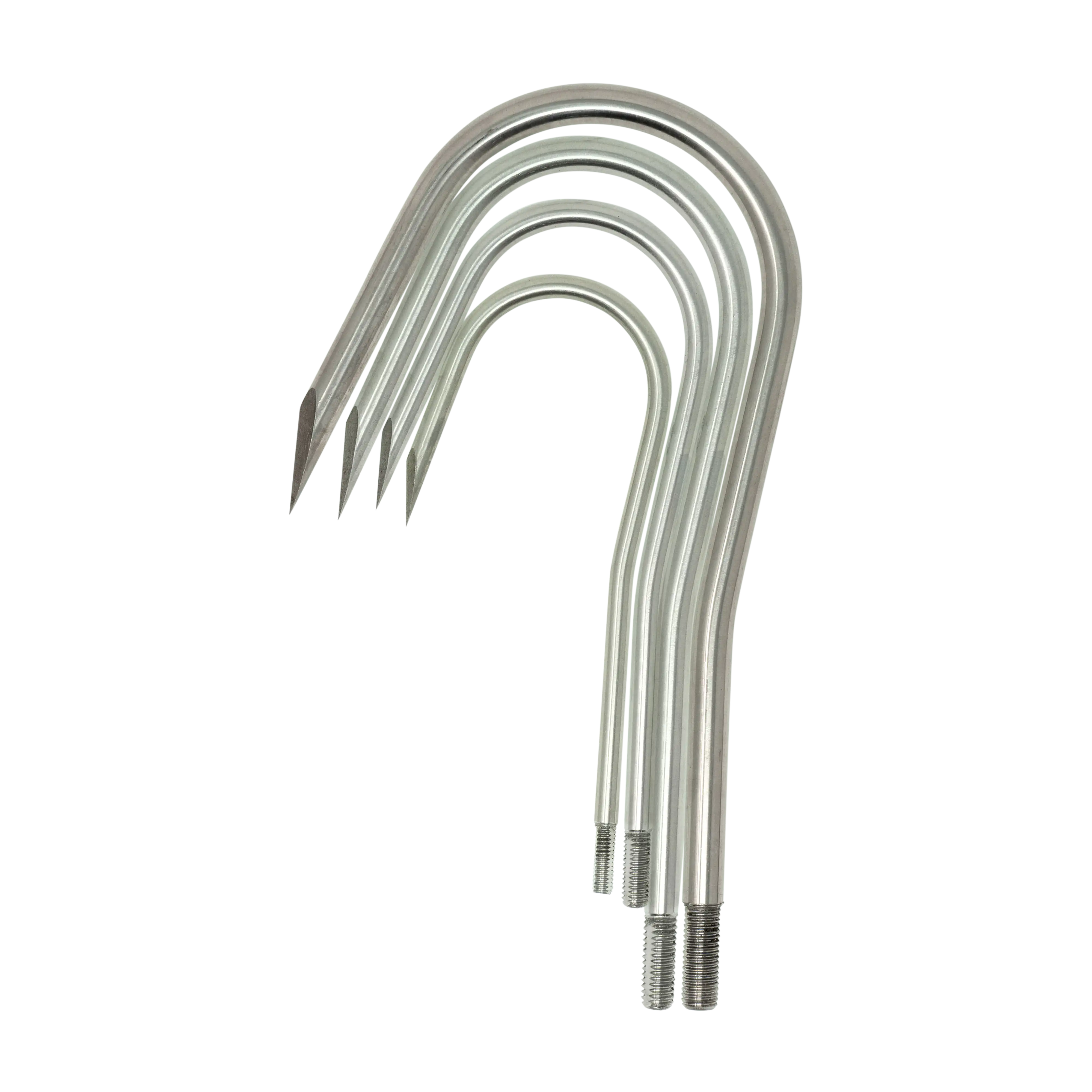 MHX Stainless Steel Gaff Hooks  - Threaded