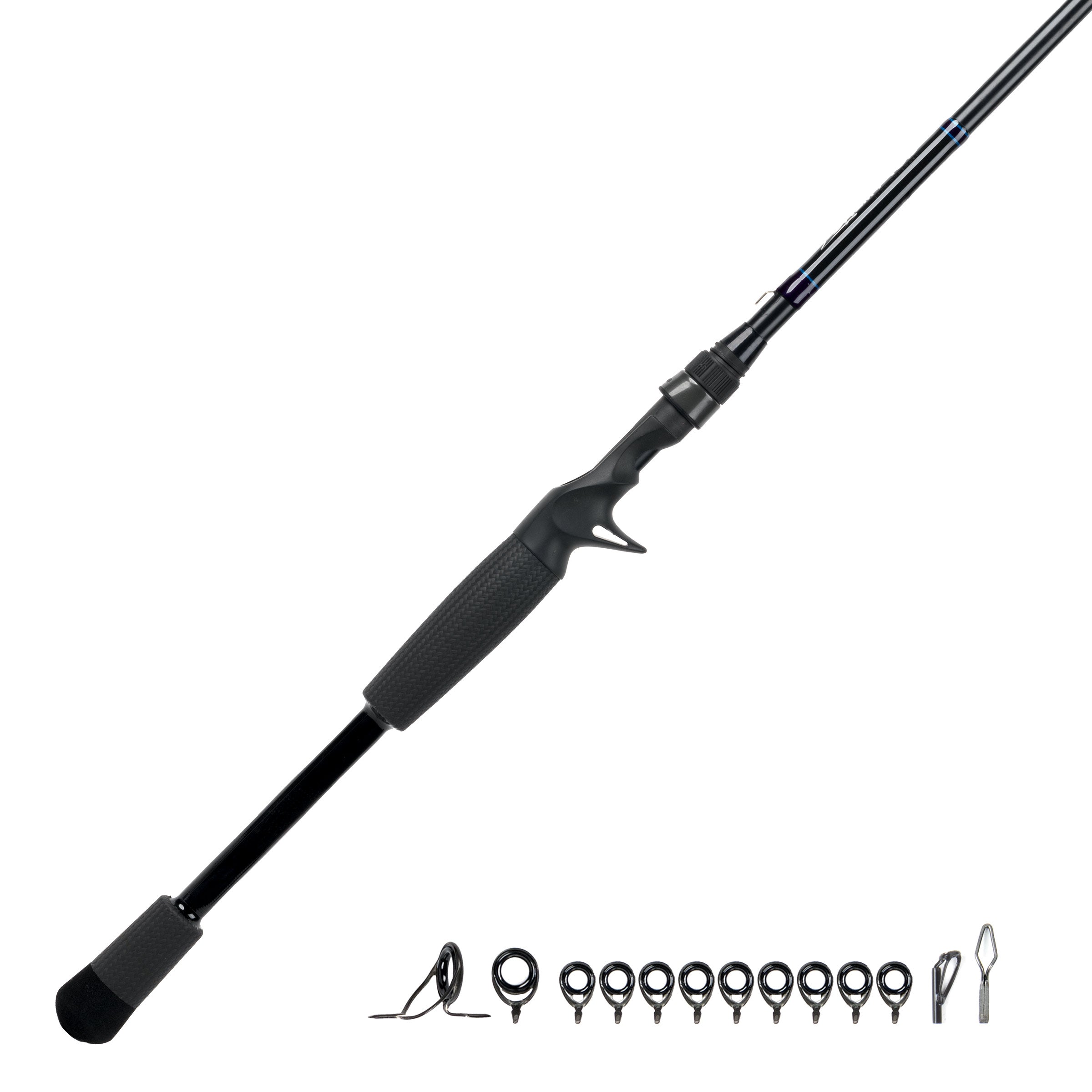 Jake’s Drain Rod 7’2” Med-Heavy All Around Bass Fishing Rod Component Kit