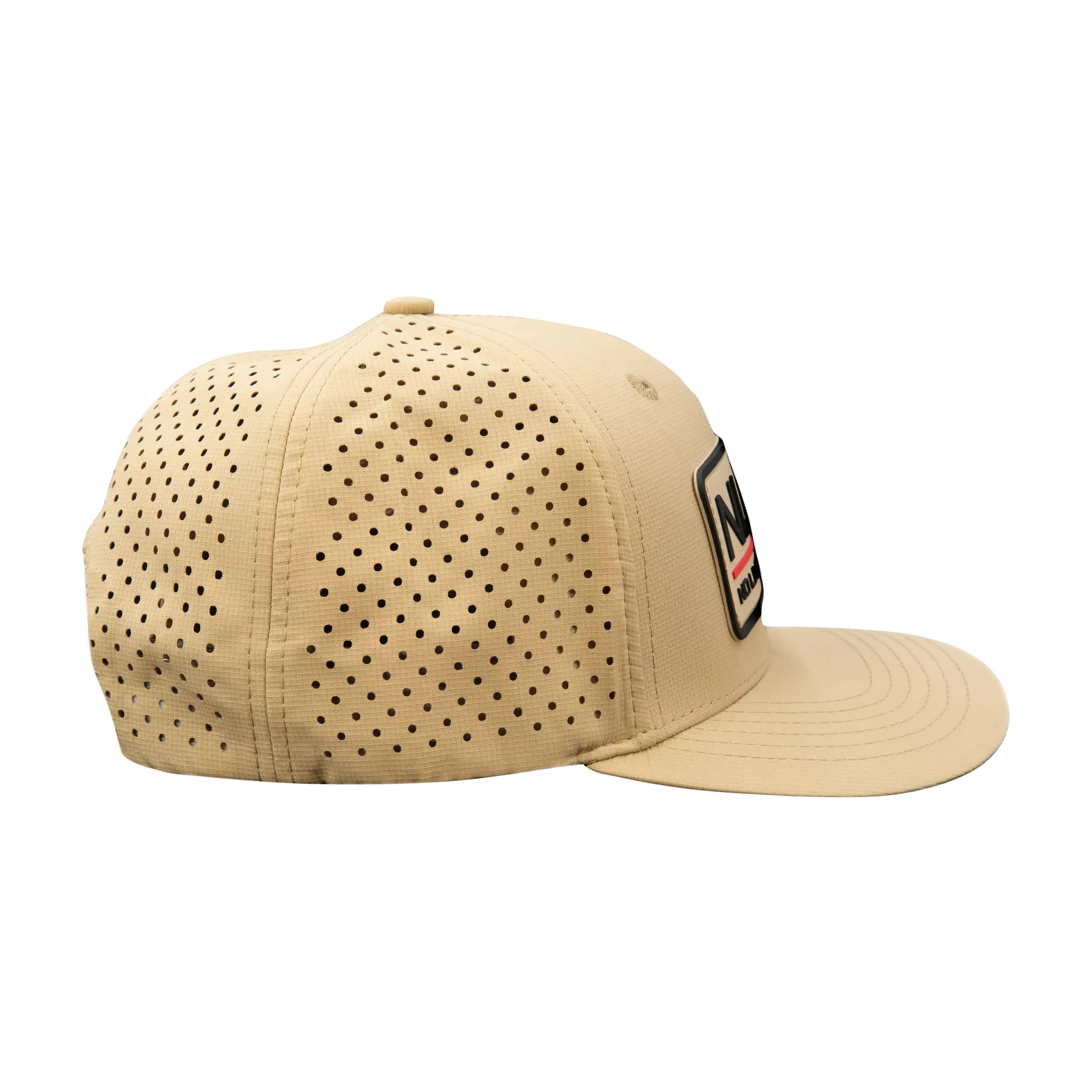 NLBN 6-Panel Performance Hat – Red Lockup Snapback for Anglers