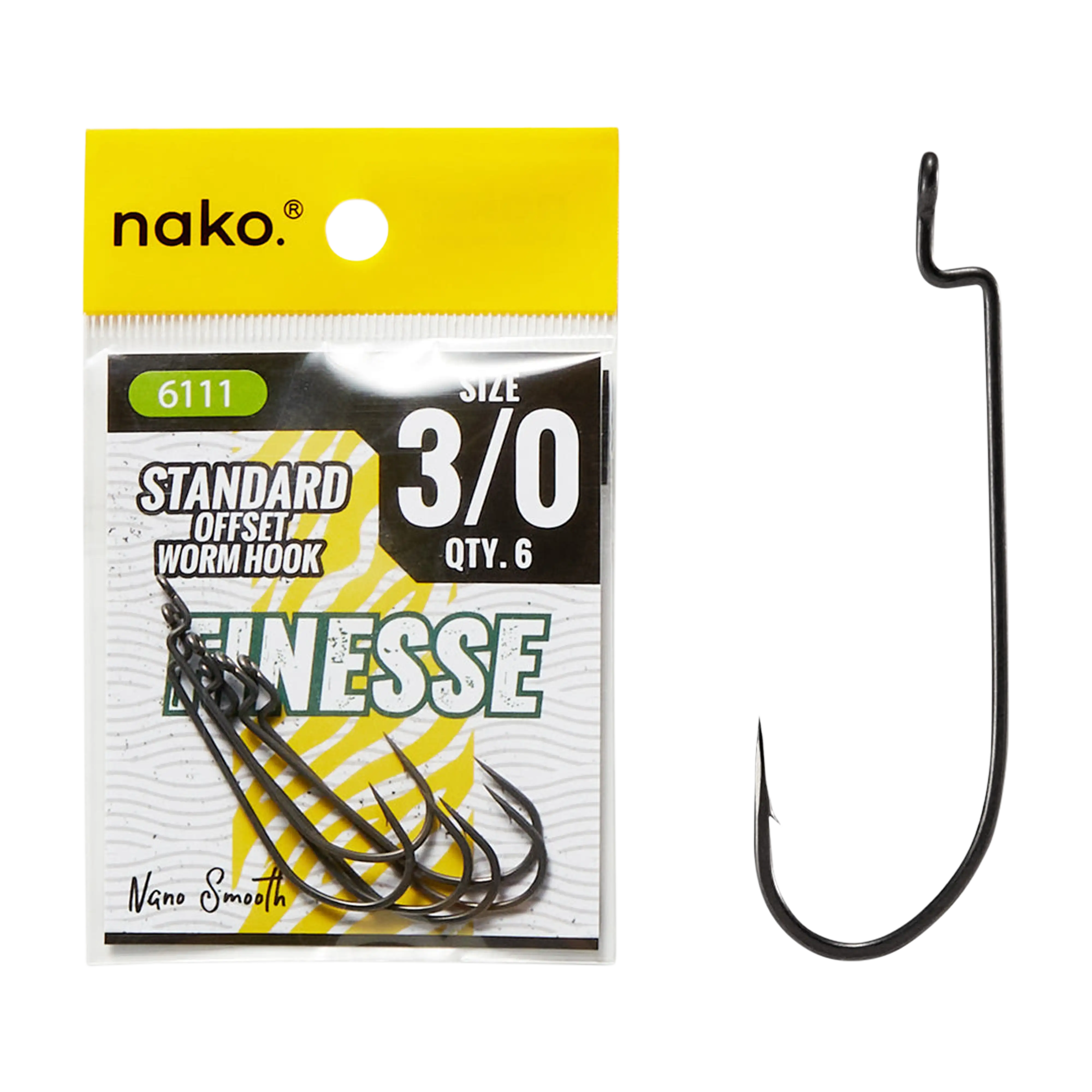 Nako Finesse Standard Offset Hooks