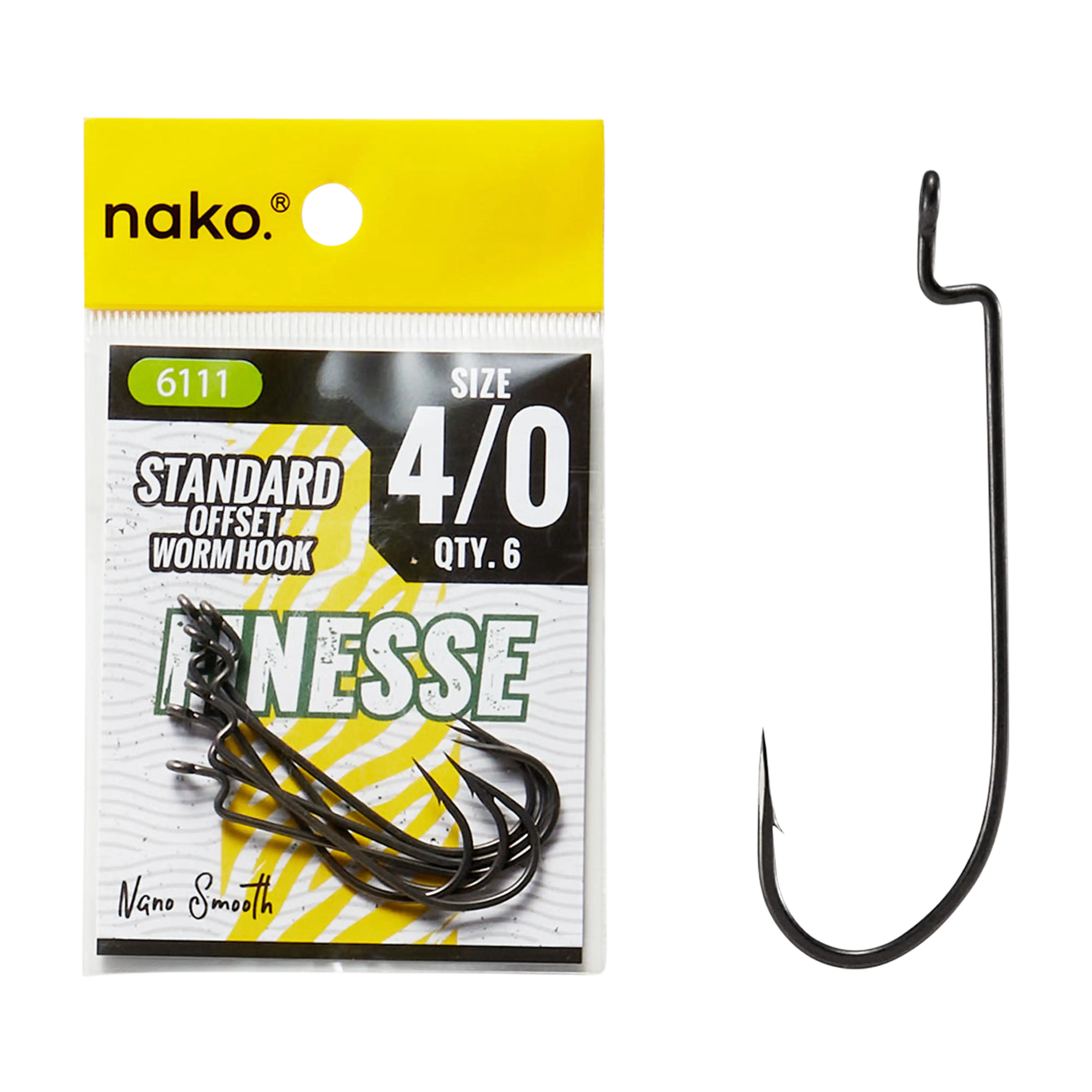 Nako Finesse Standard Offset Hooks