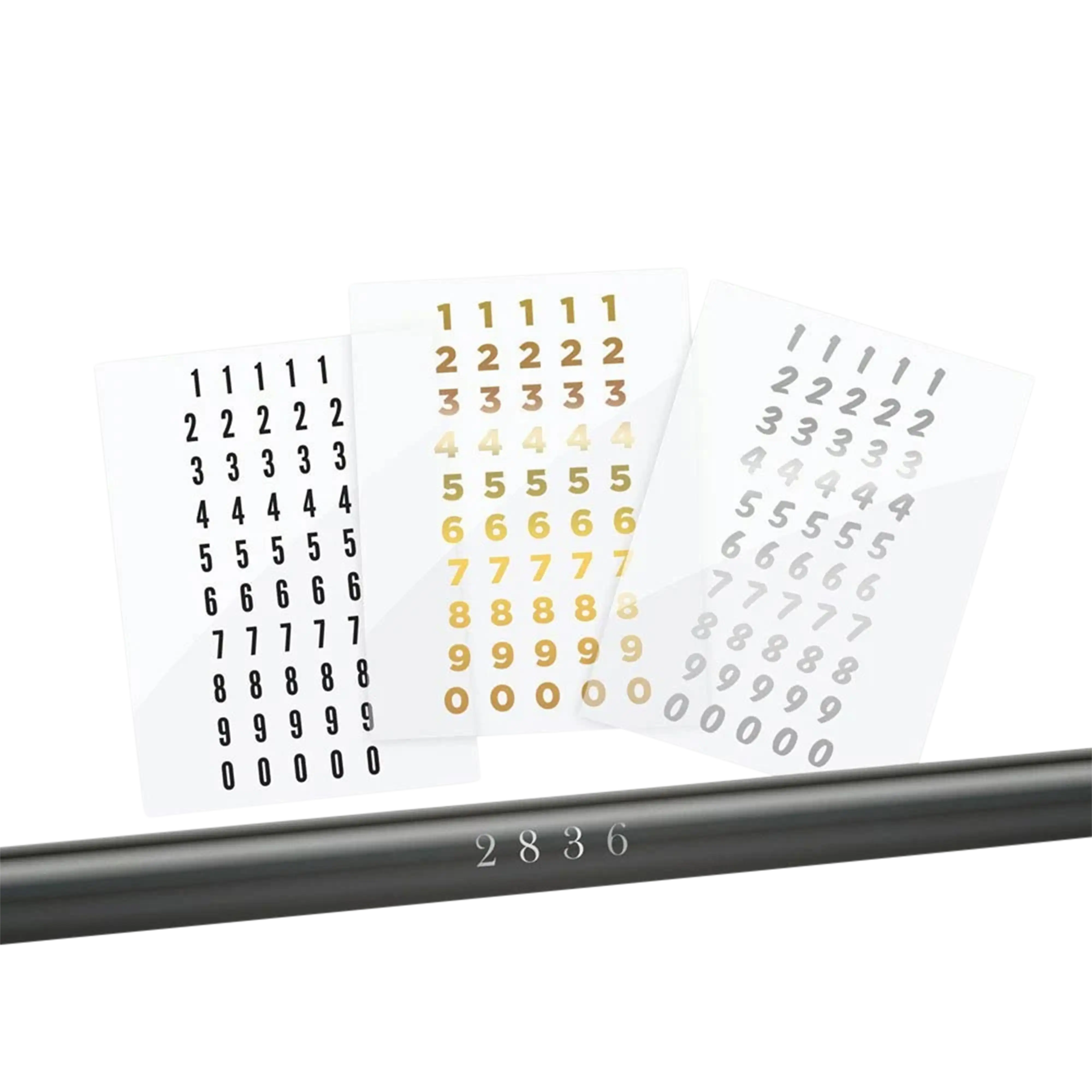 Mud Hole Numeric Rod Decals - Peel & Stick Numbers