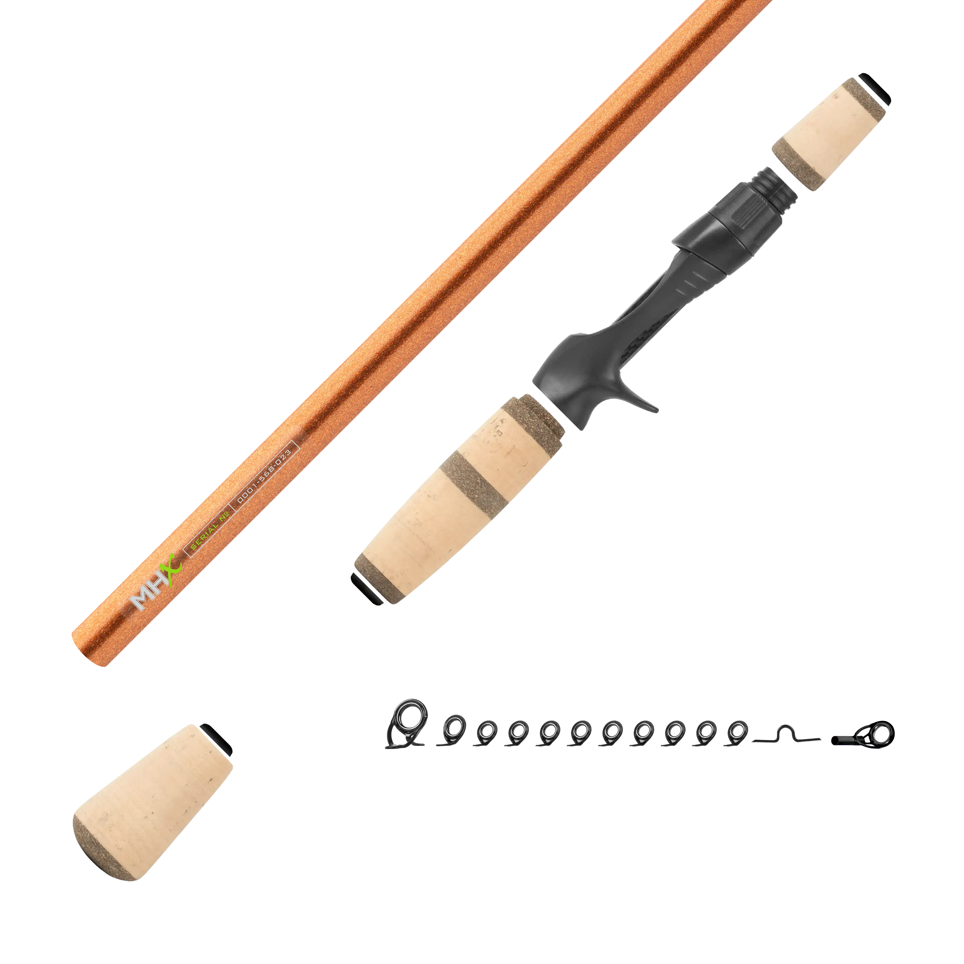 Pre-Spawn Bassin' Casting Rod Kits - CB905