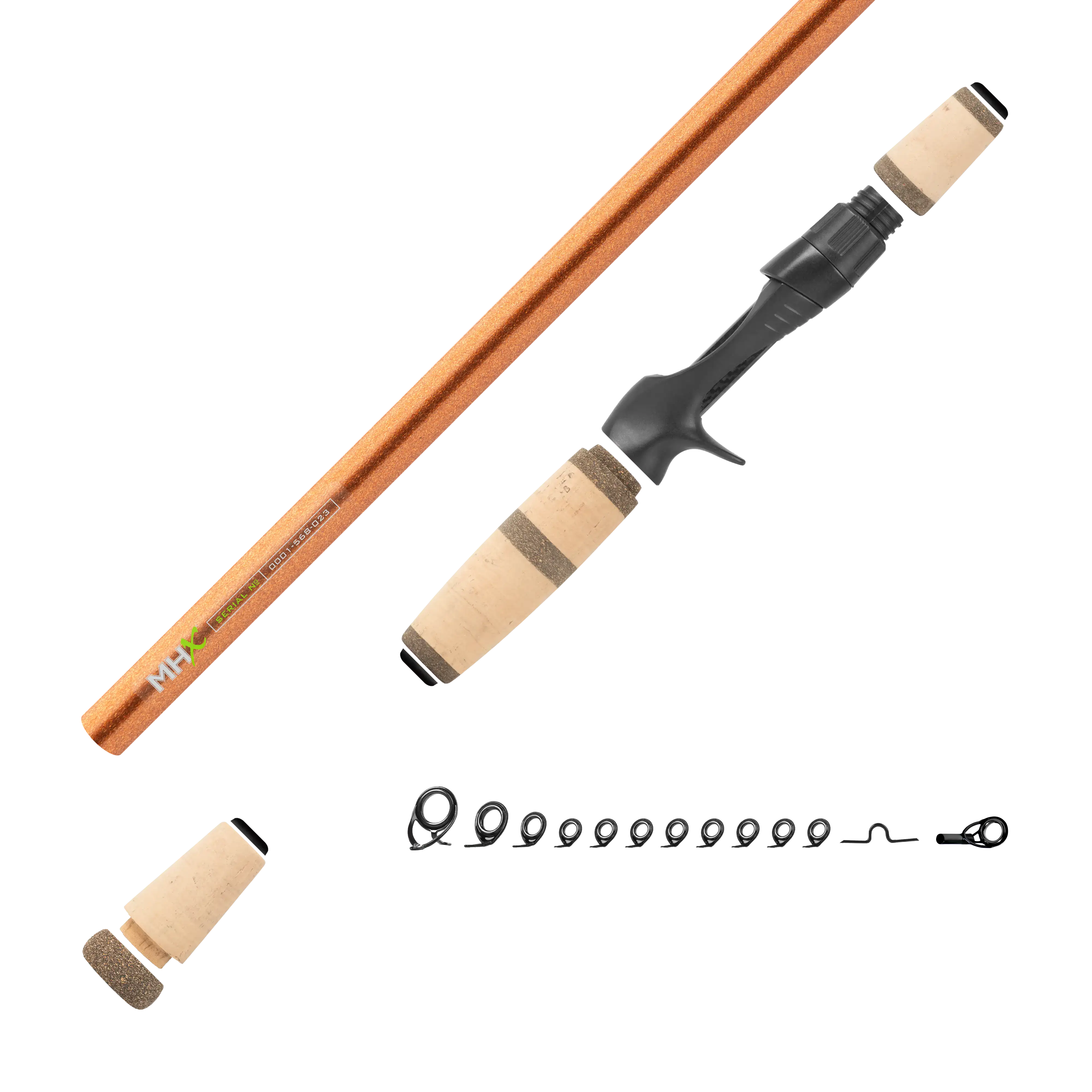 Pre-Spawn Bassin' Casting Rod Kits - MB873