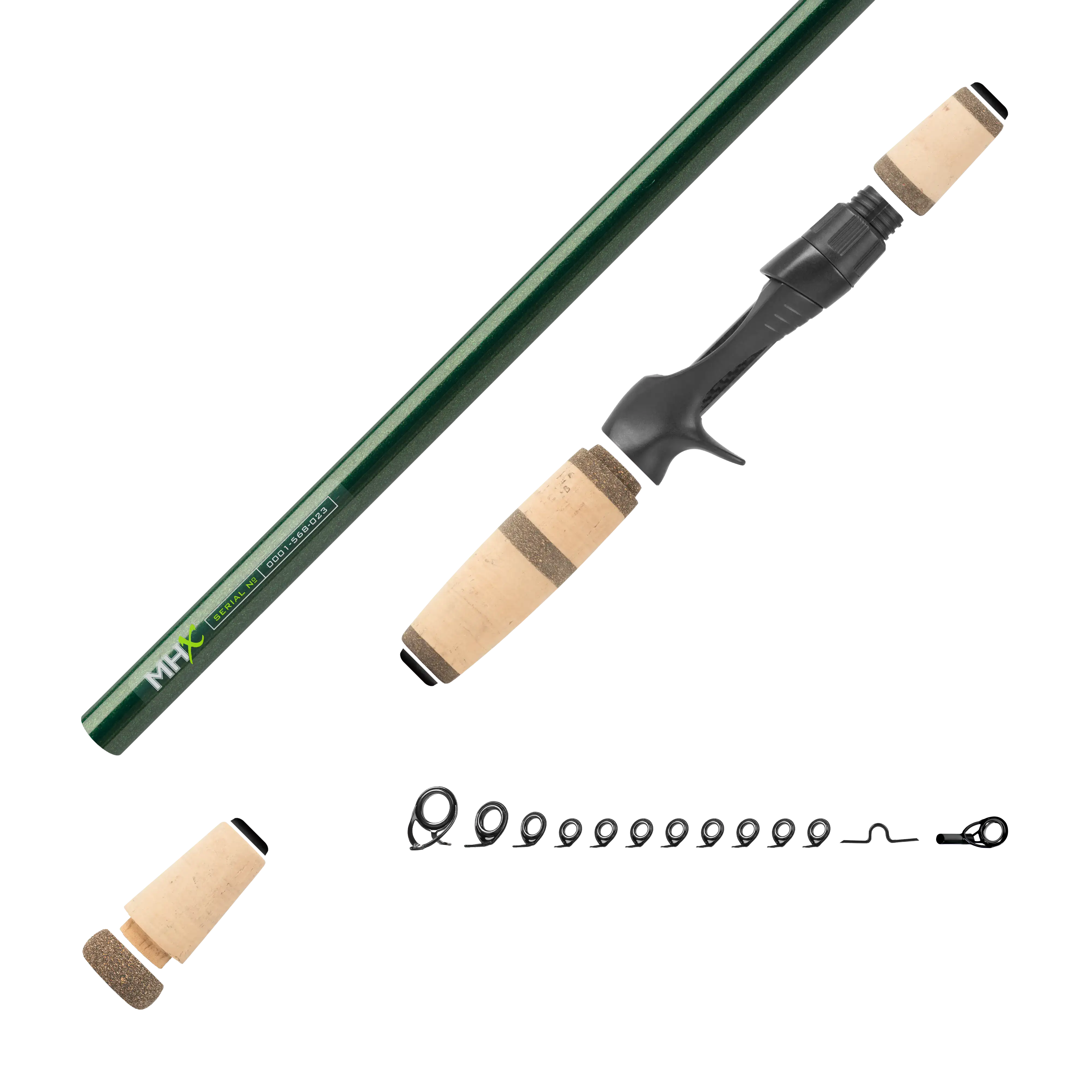 Pre-Spawn Bassin' Casting Rod Kits - MB873