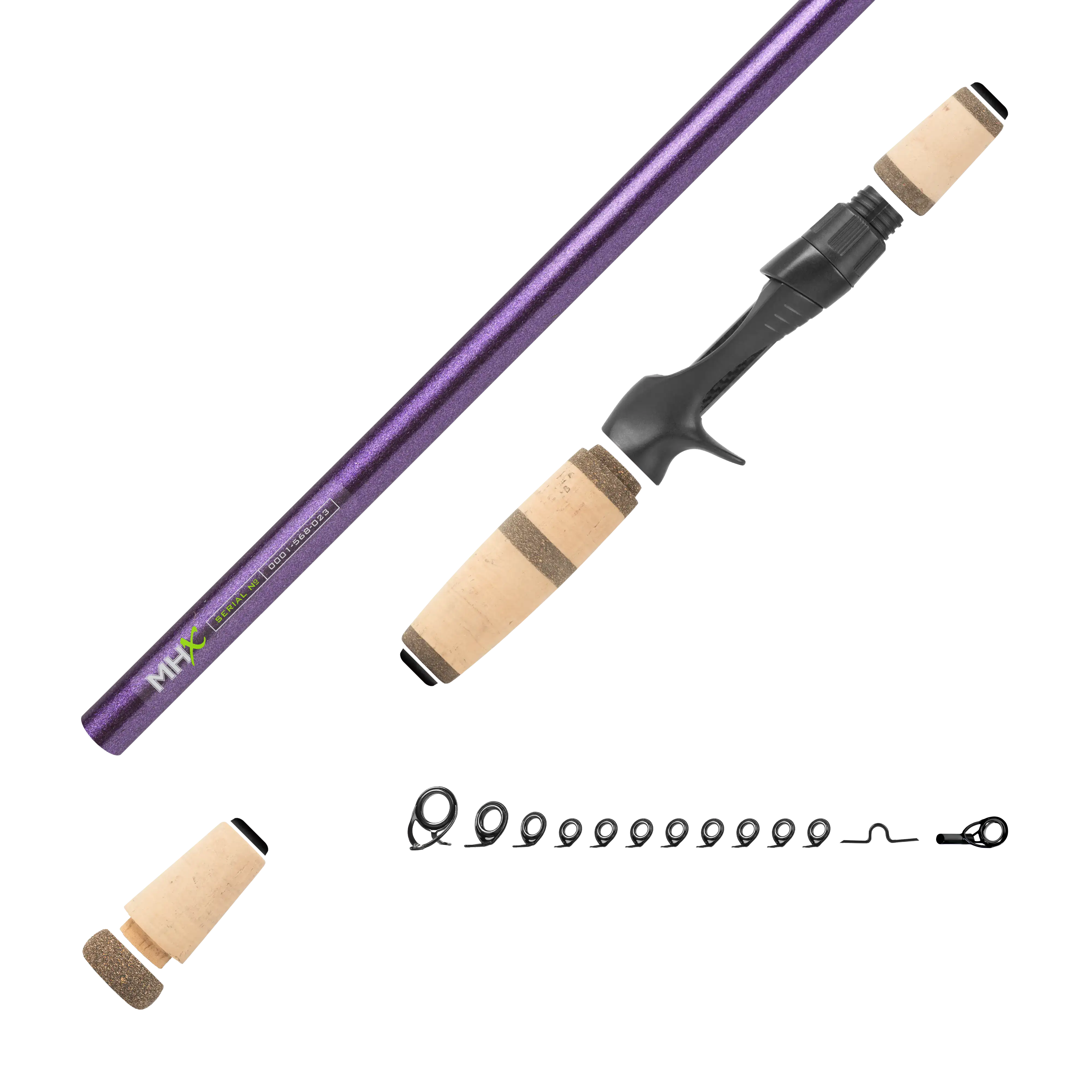 Pre-Spawn Bassin' Casting Rod Kits - MB873