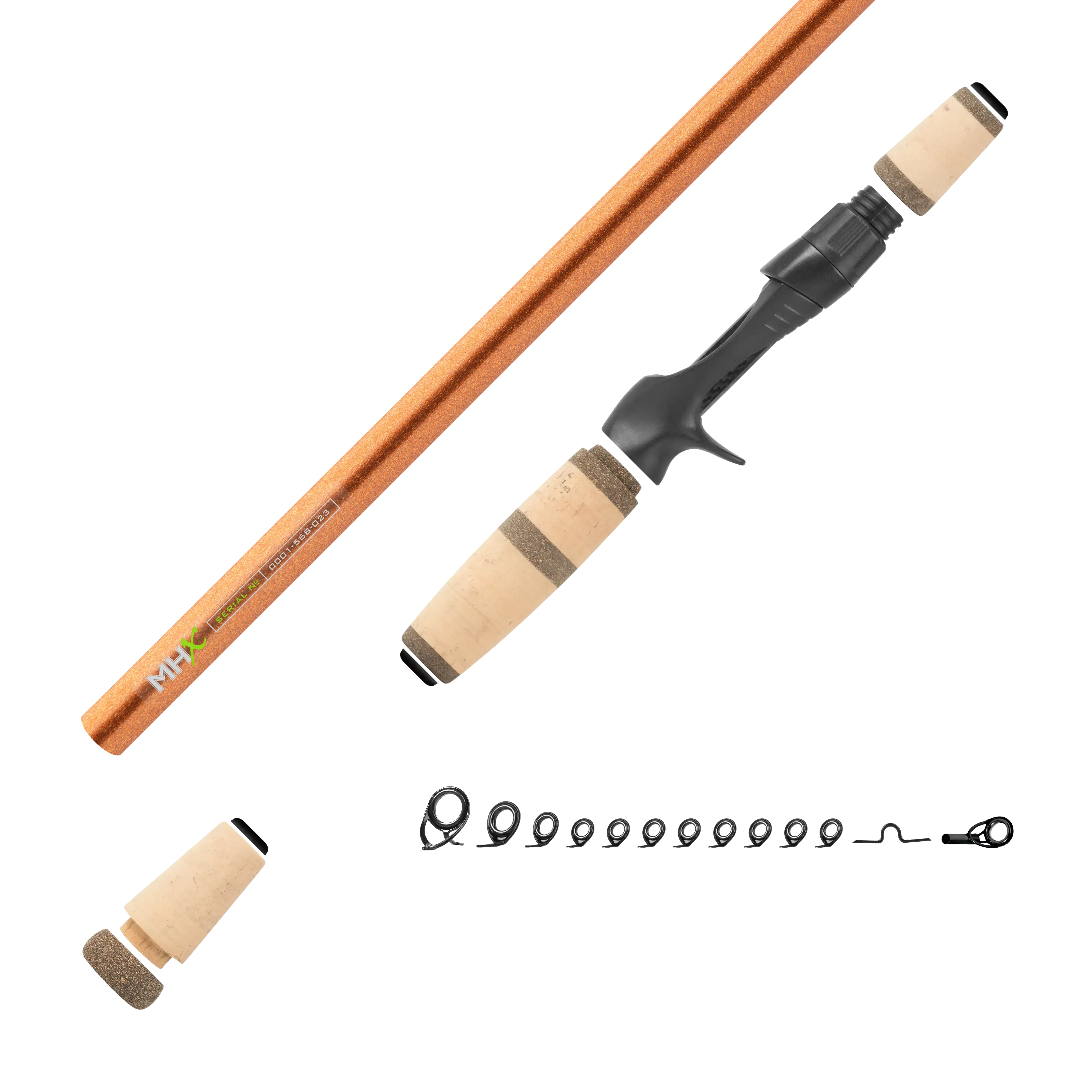 Pre-Spawn Bassin' Casting Rod Kits - MB874