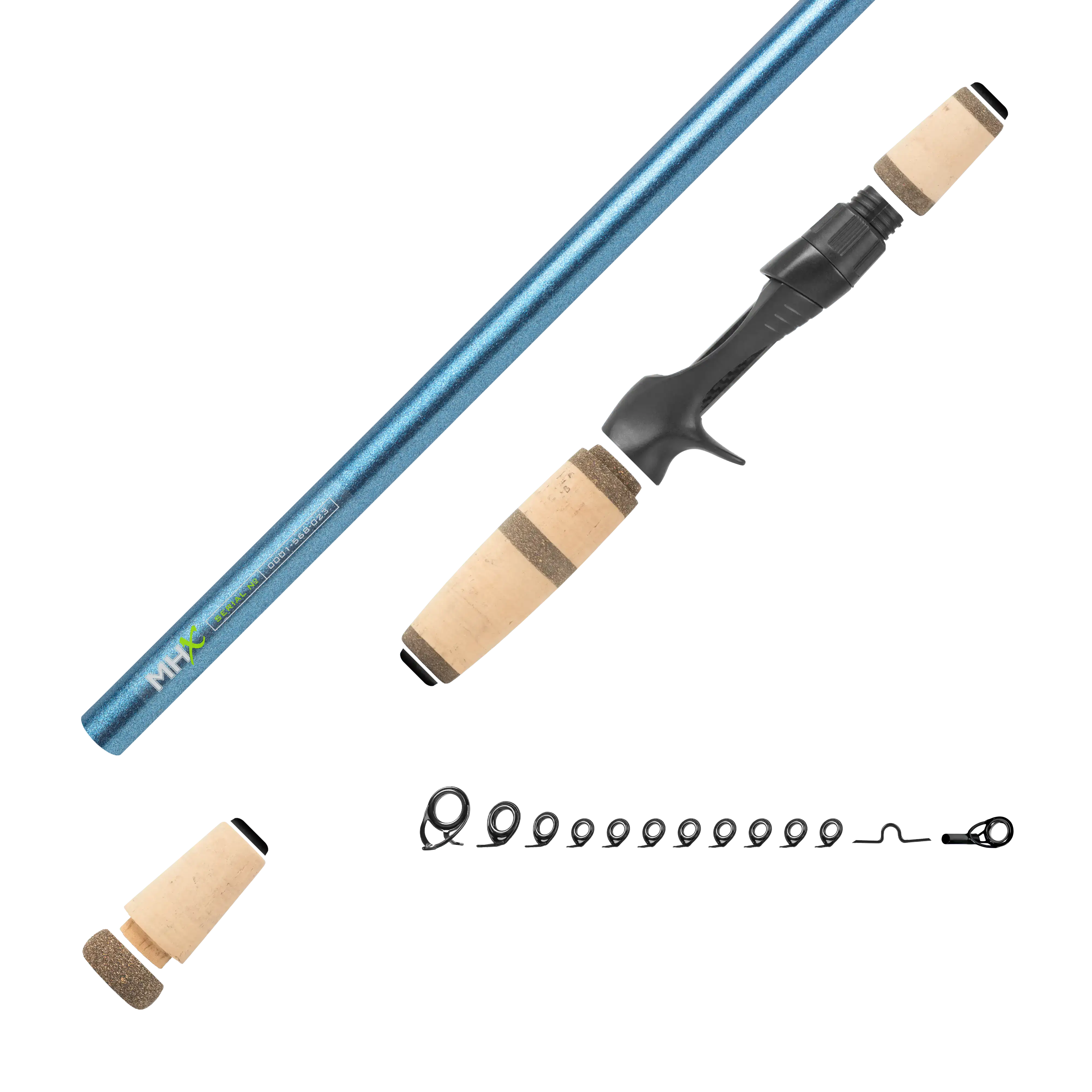 Pre-Spawn Bassin' Casting Rod Kits - MB874