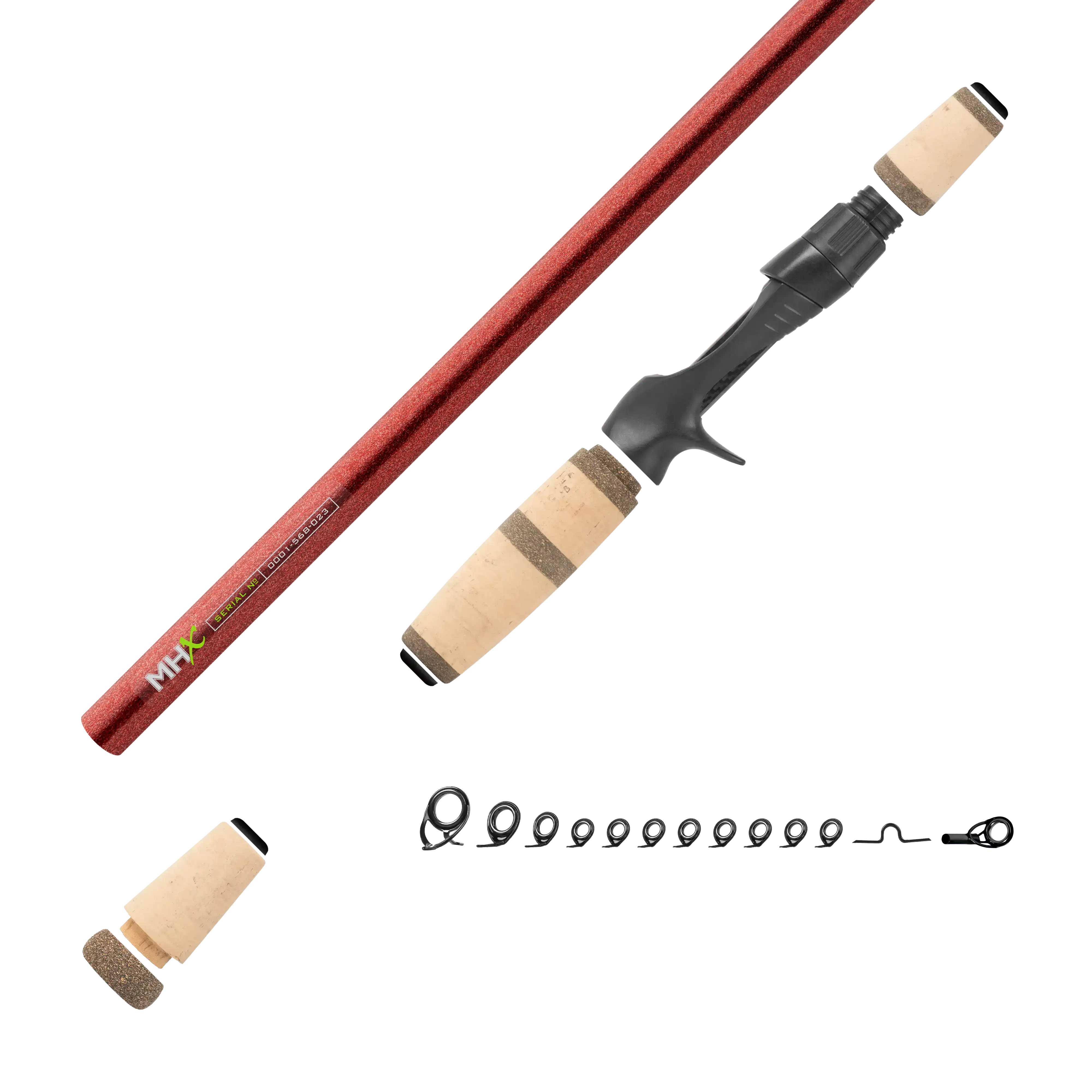 Pre-Spawn Bassin' Casting Rod Kits - MB874