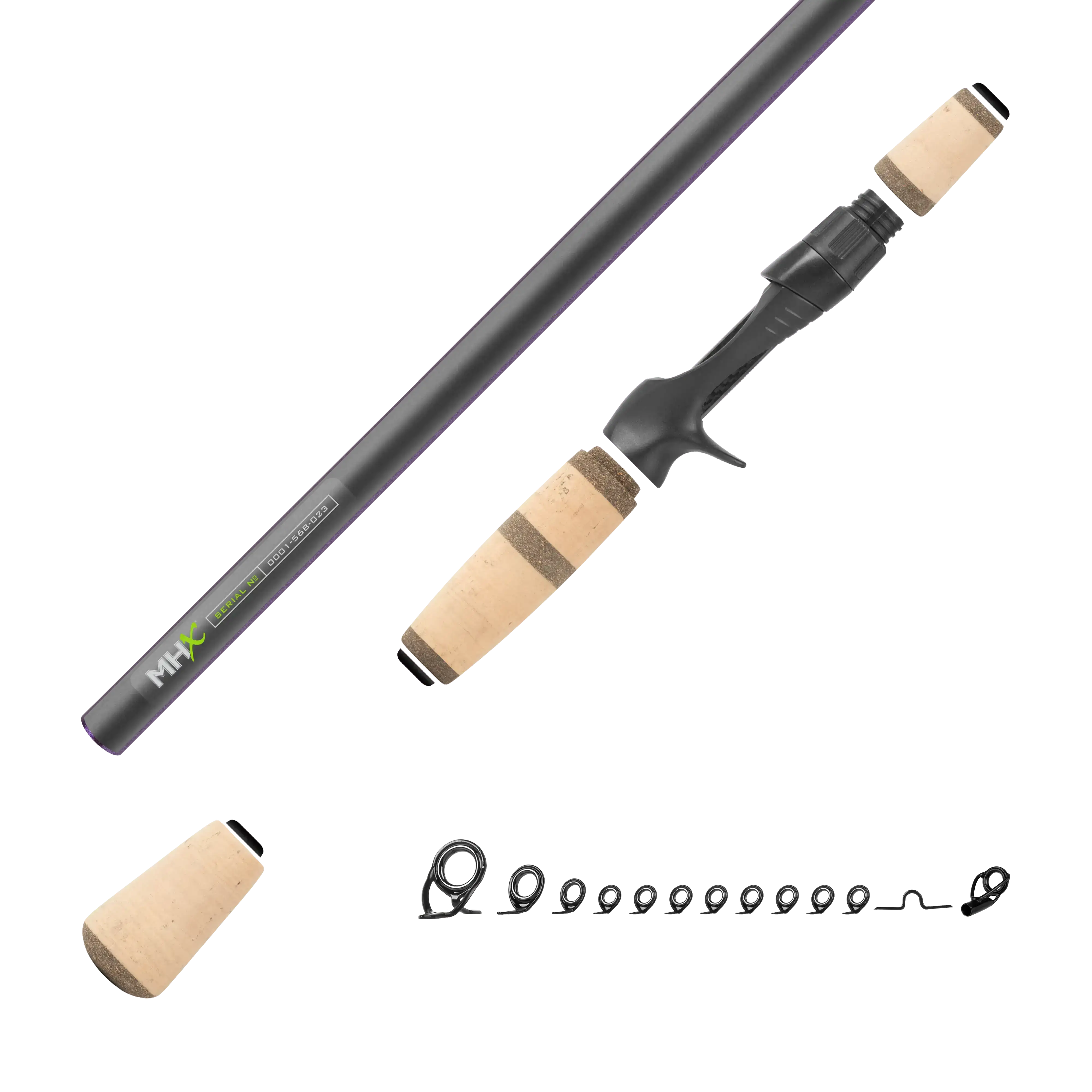 Post Spawn Bass Casting Rod Kits - CB905