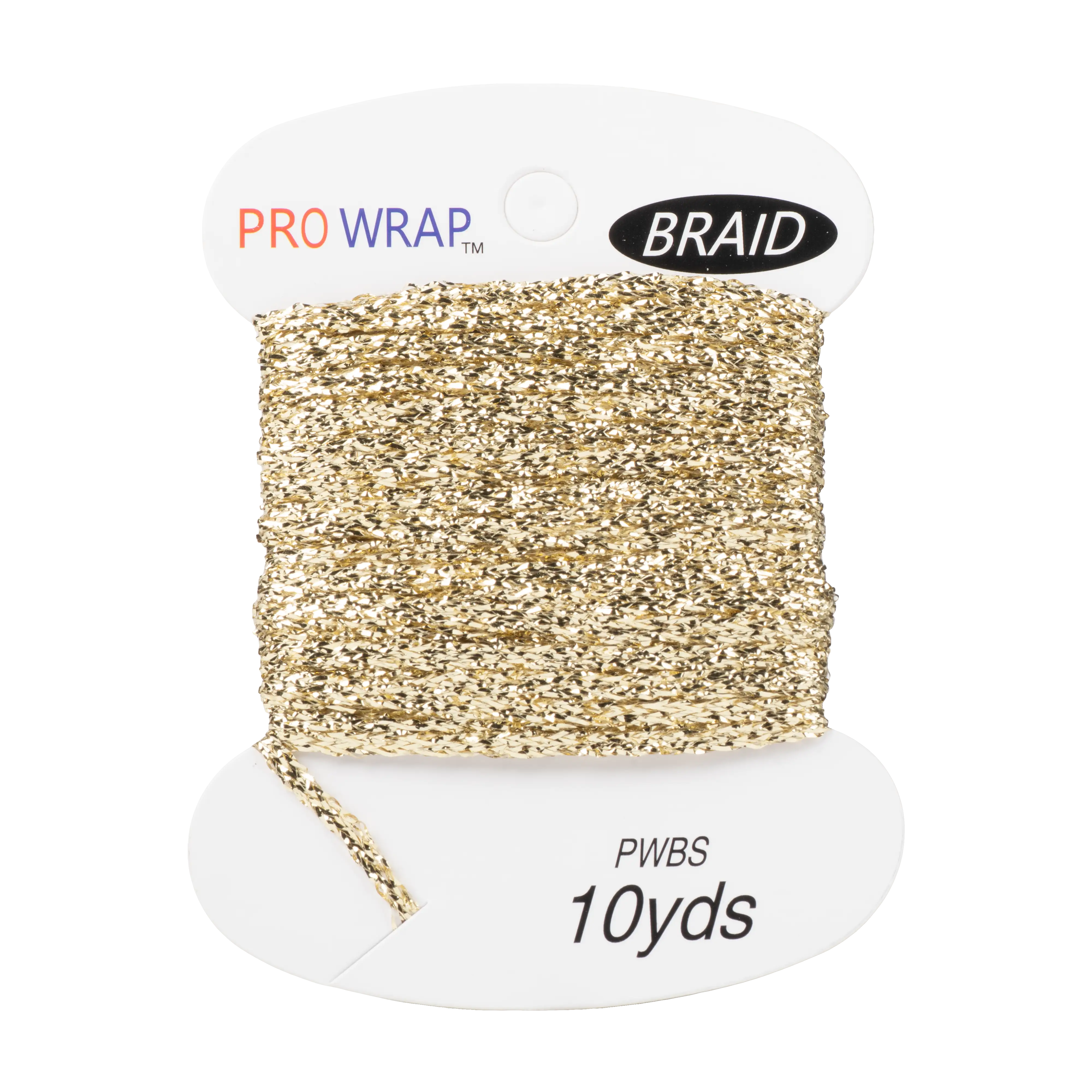 ProWrap Metallic Braid Thread – 1/16" Flat Braid