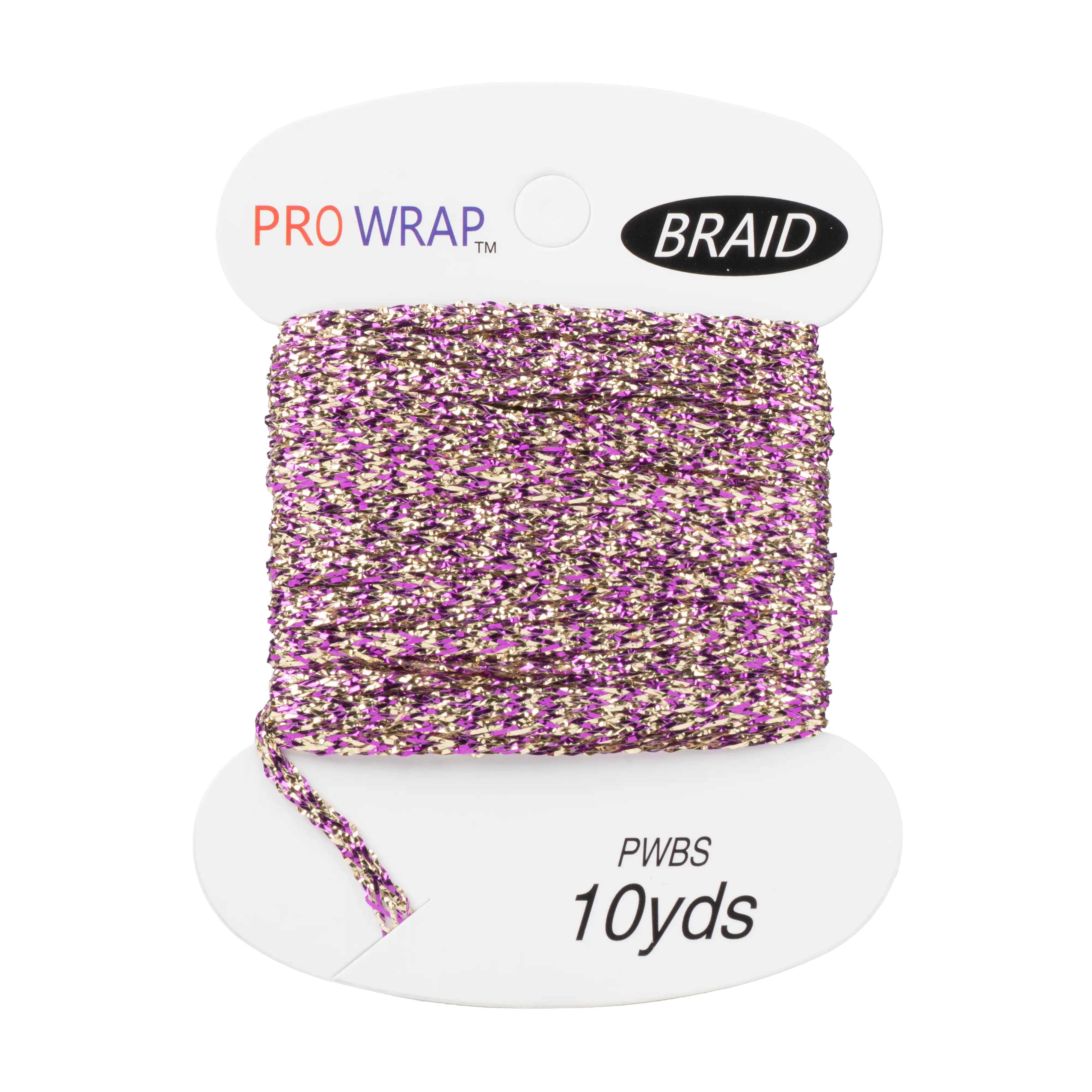 ProWrap Metallic Braid Thread – 1/16" Flat Braid