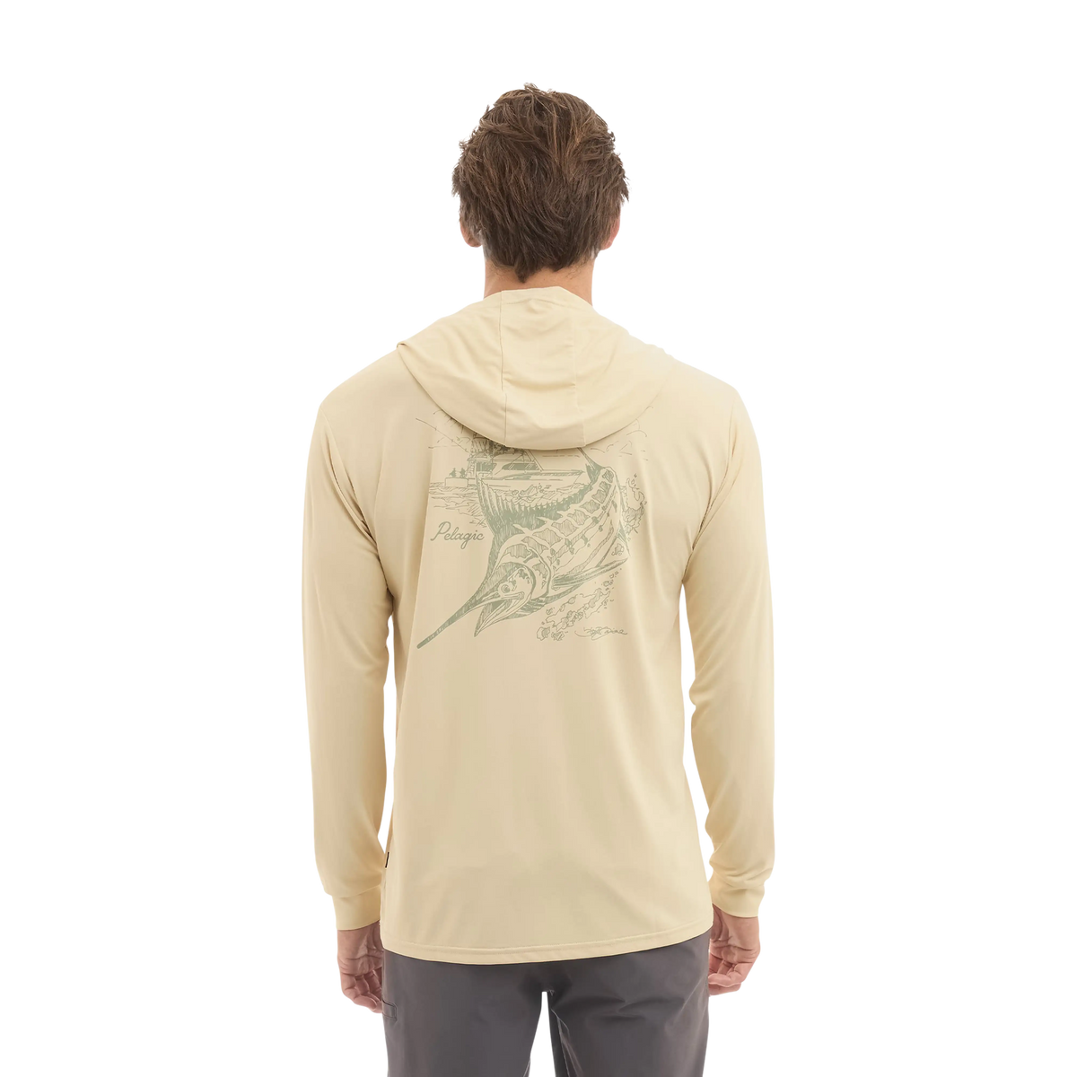 Pelagic Aquatek Goione Hook Up Sketch Hooded Shirt