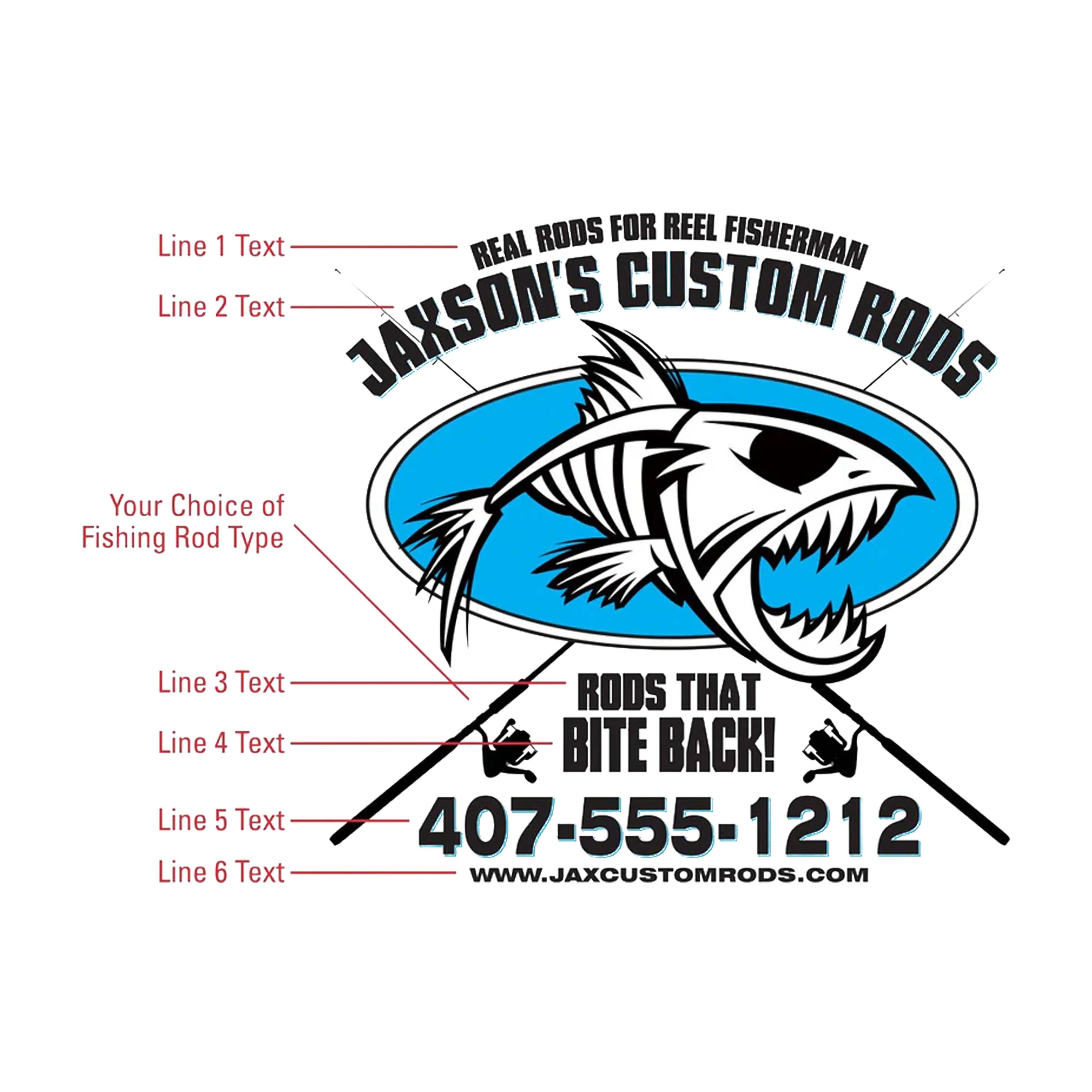 Mud Hole Personalized Can Koozie 015- Fish Skeleton