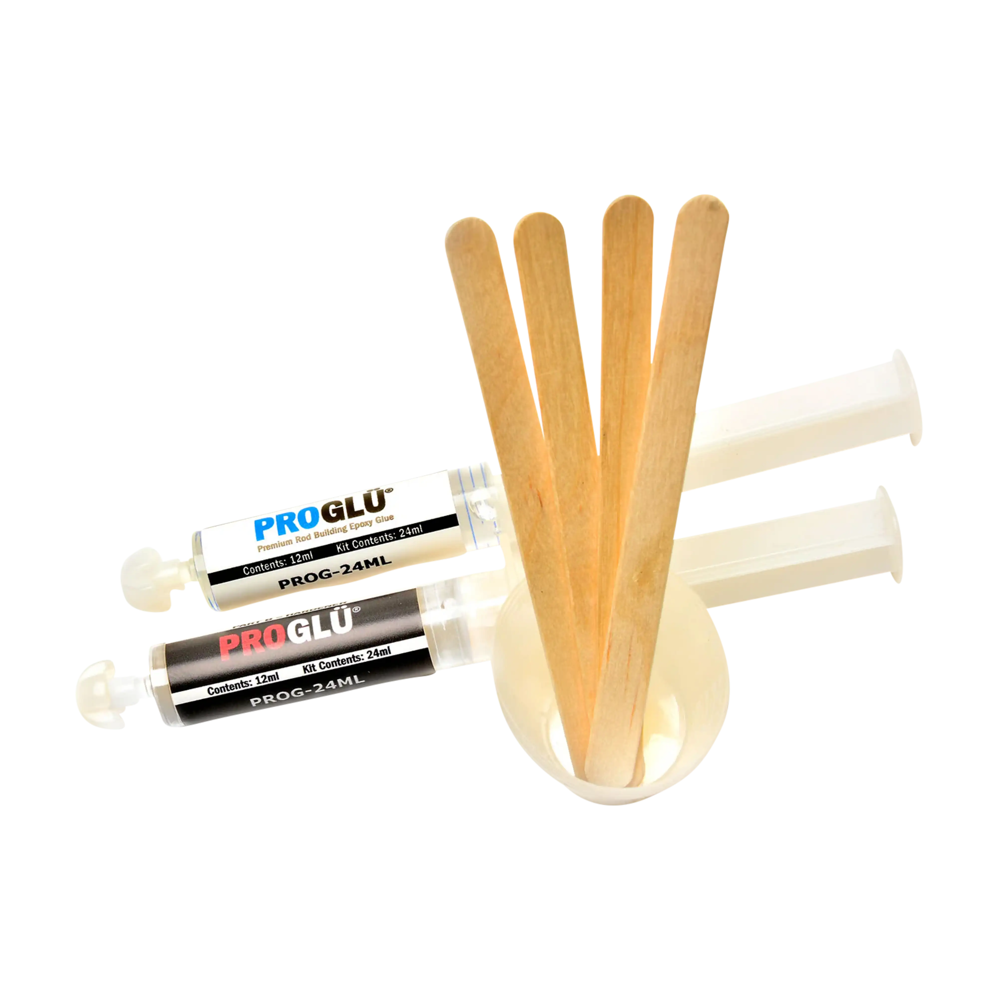 ProGlu Premium Rod Building Epoxy Glue 24ML Pre-Loaded Syringe Kit