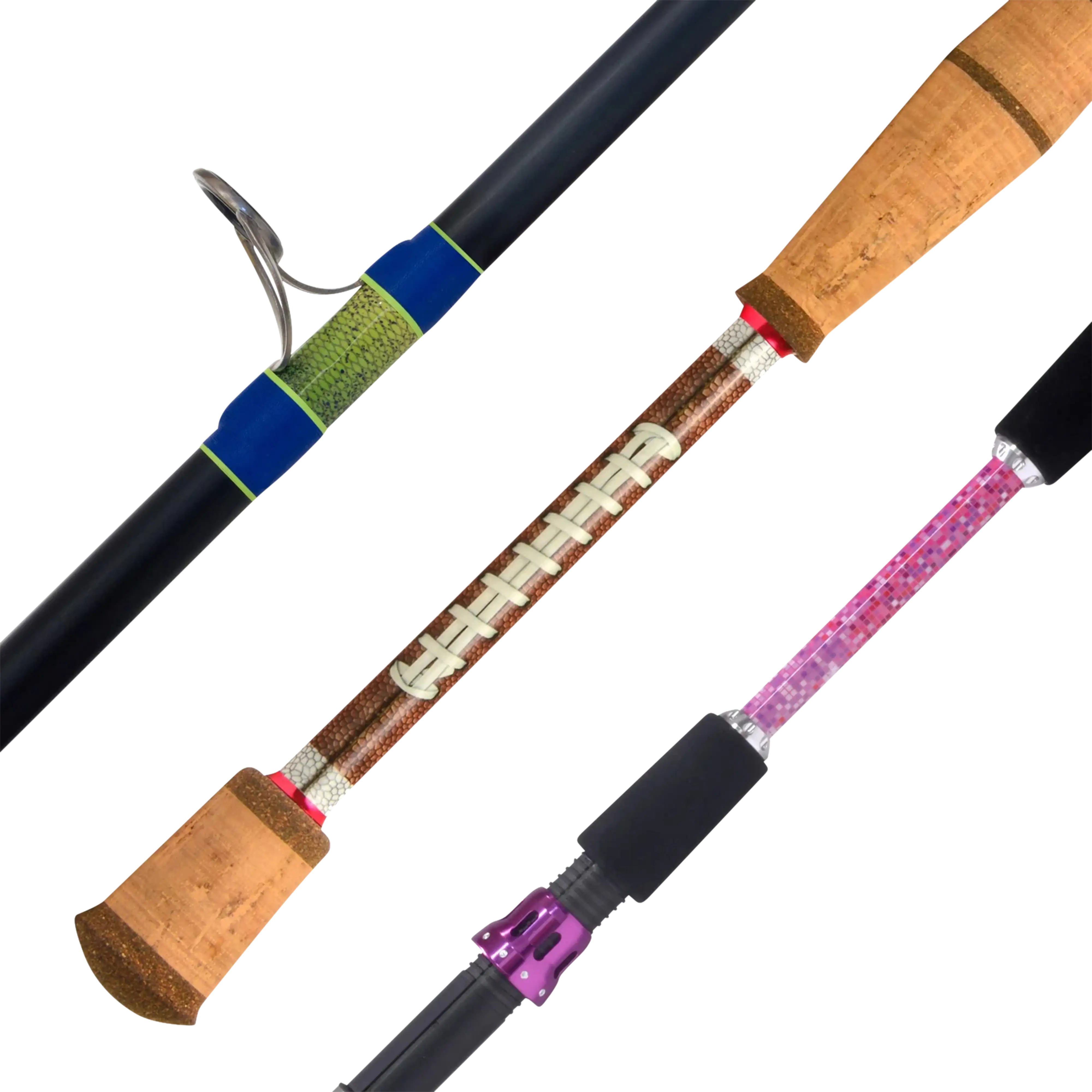 CRB Rod Skinz Decorative Rod Wraps - Fade to Black