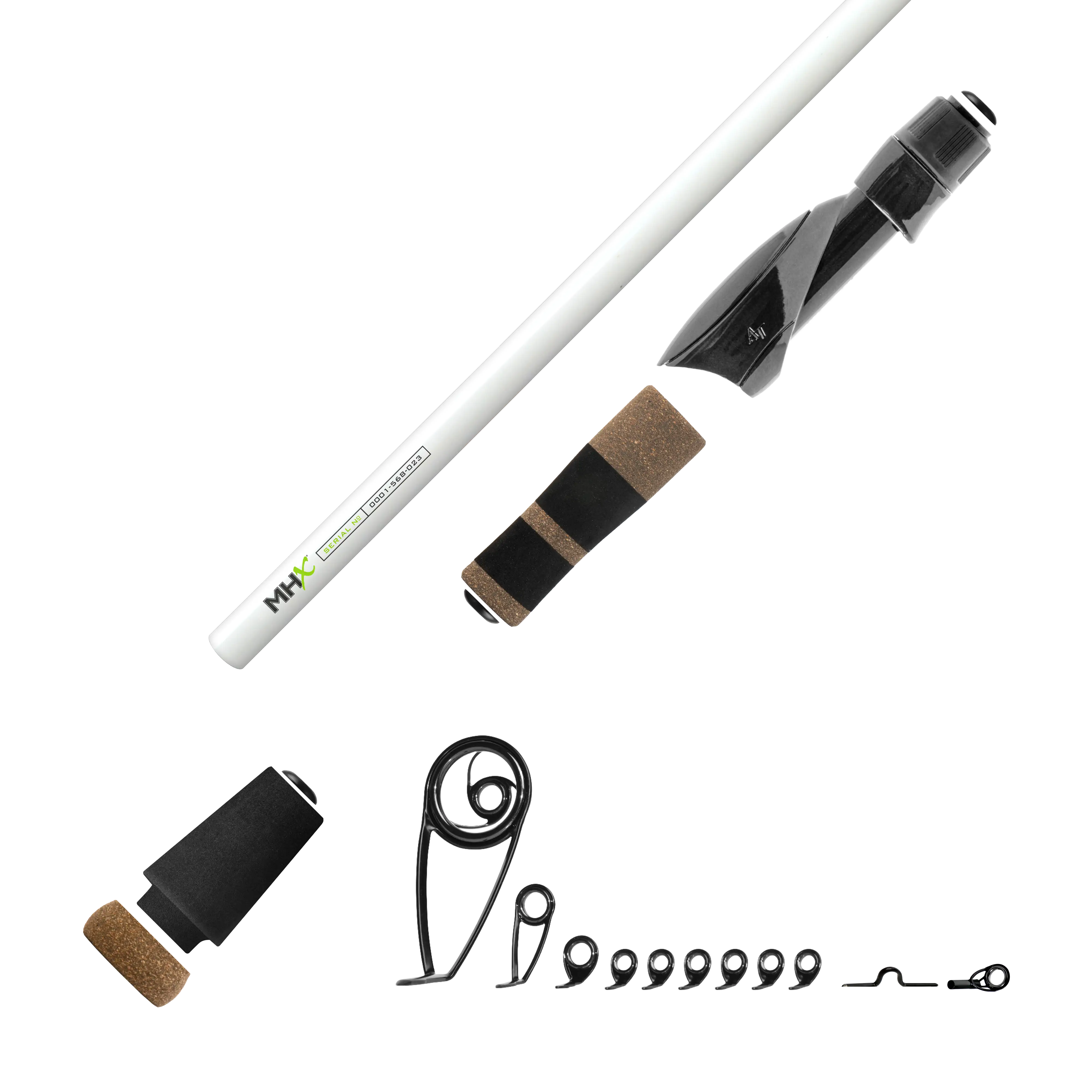 Jim Crowley 7'2" Medium Hair Jig Rod Kit