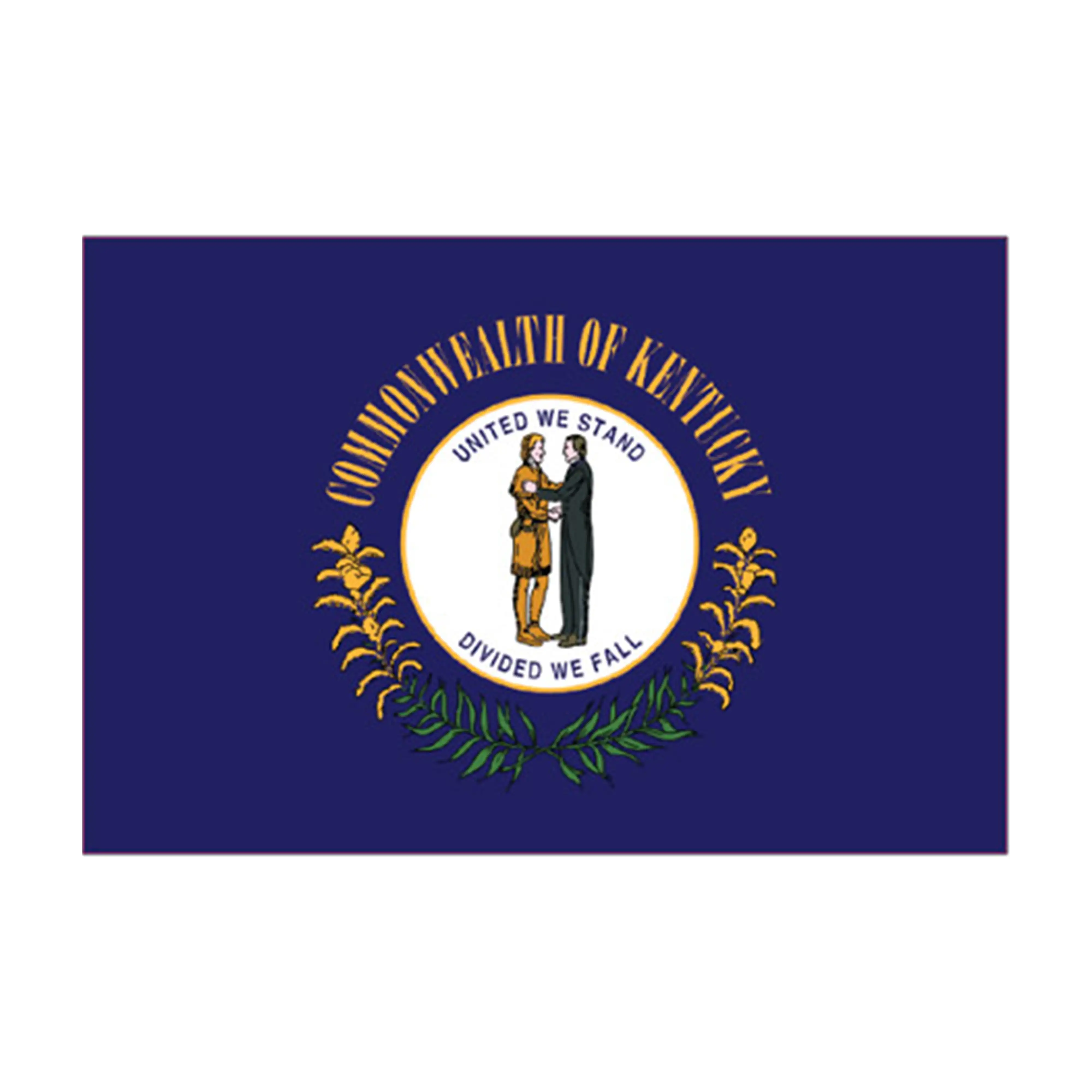 Mud Hole US State Flag Rod Decals