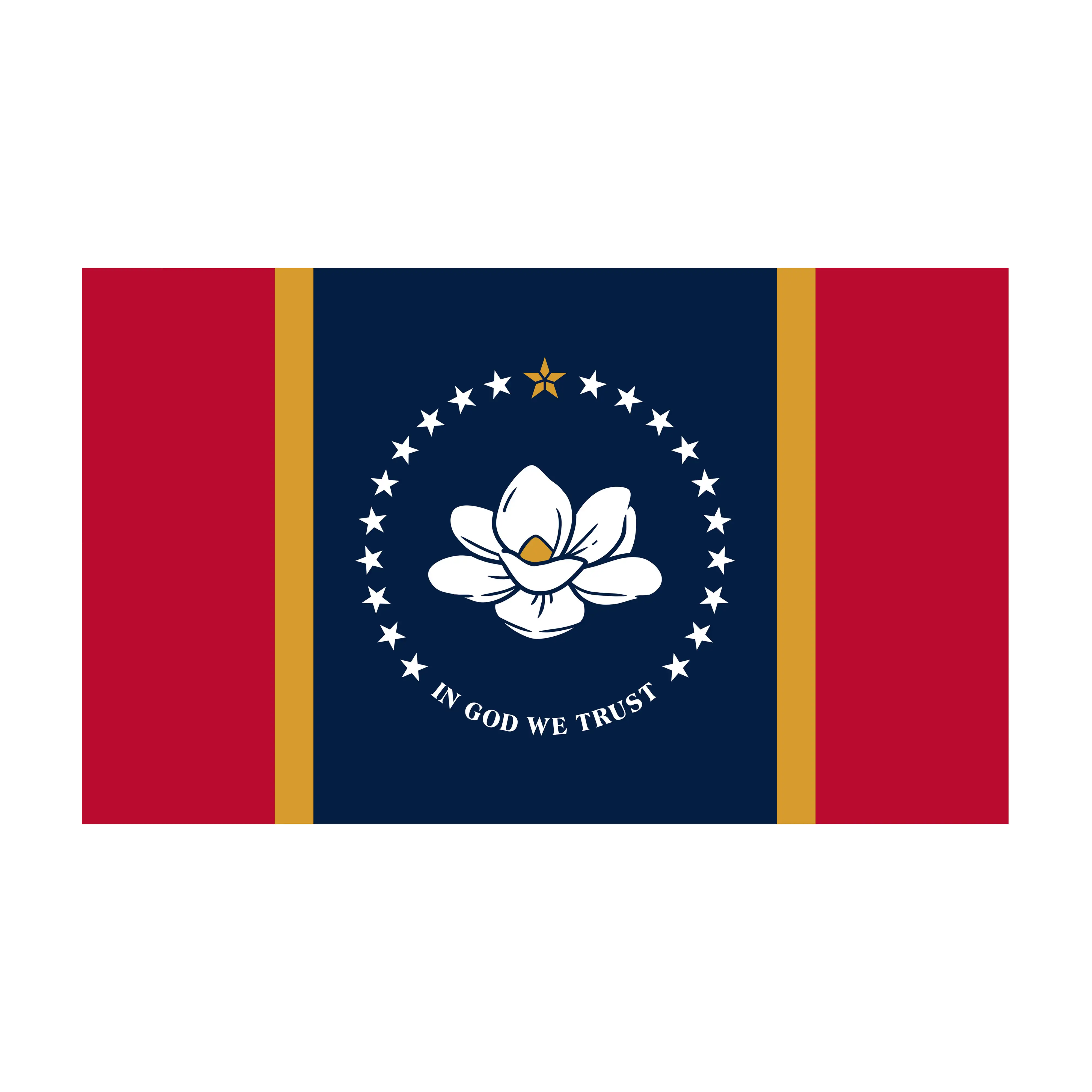 Mud Hole US State Flag Rod Decals