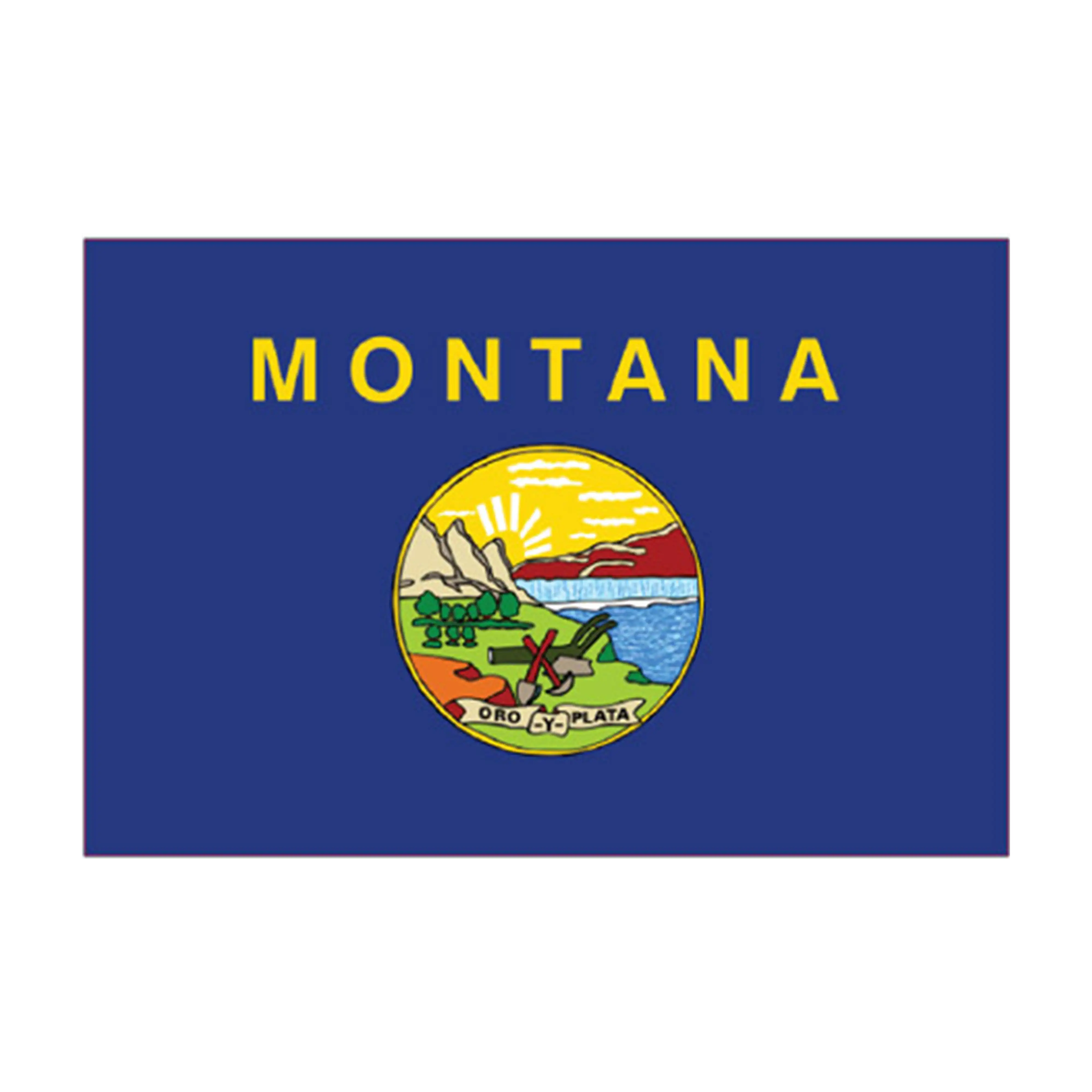 Mud Hole US State Flag Rod Decals