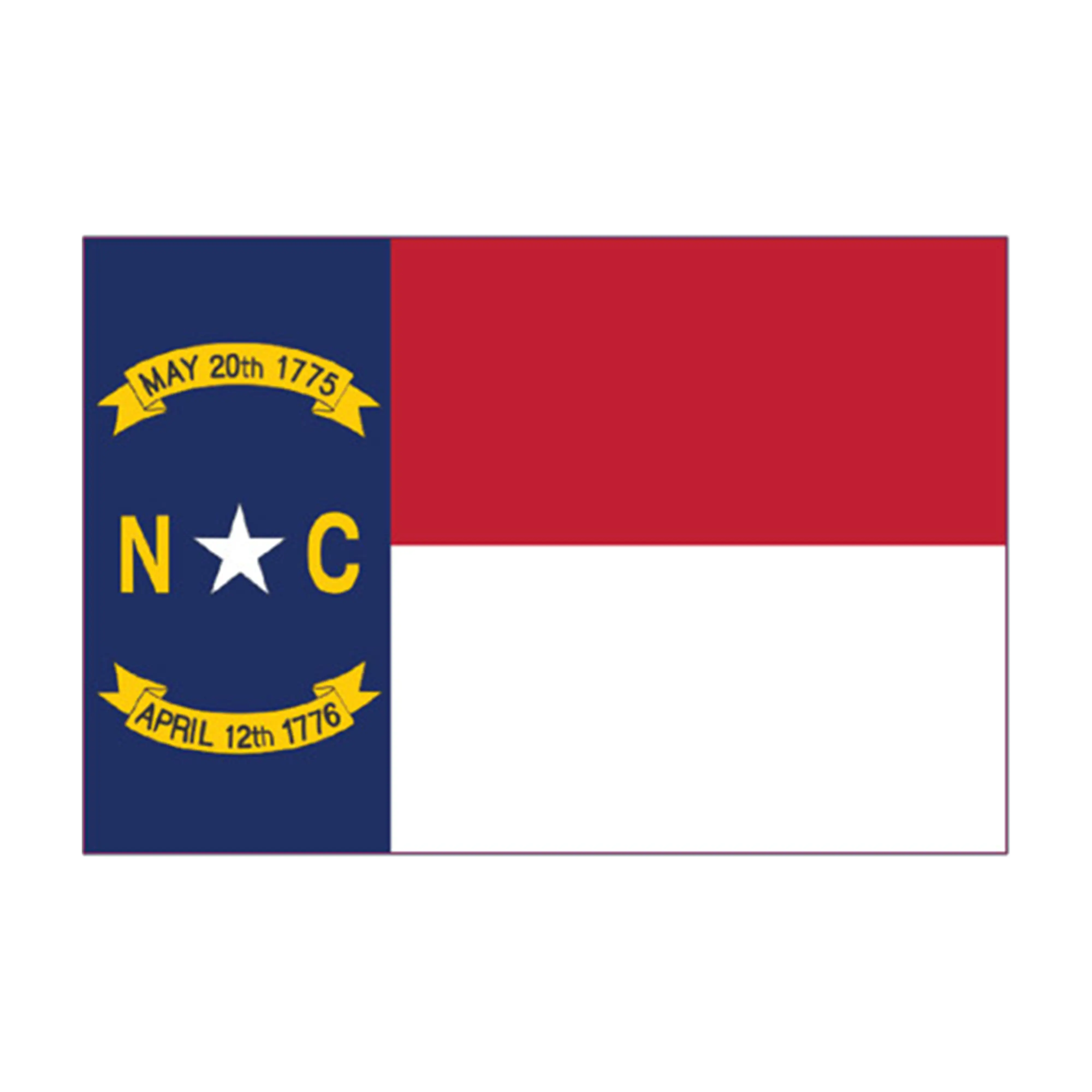 Mud Hole US State Flag Rod Decals