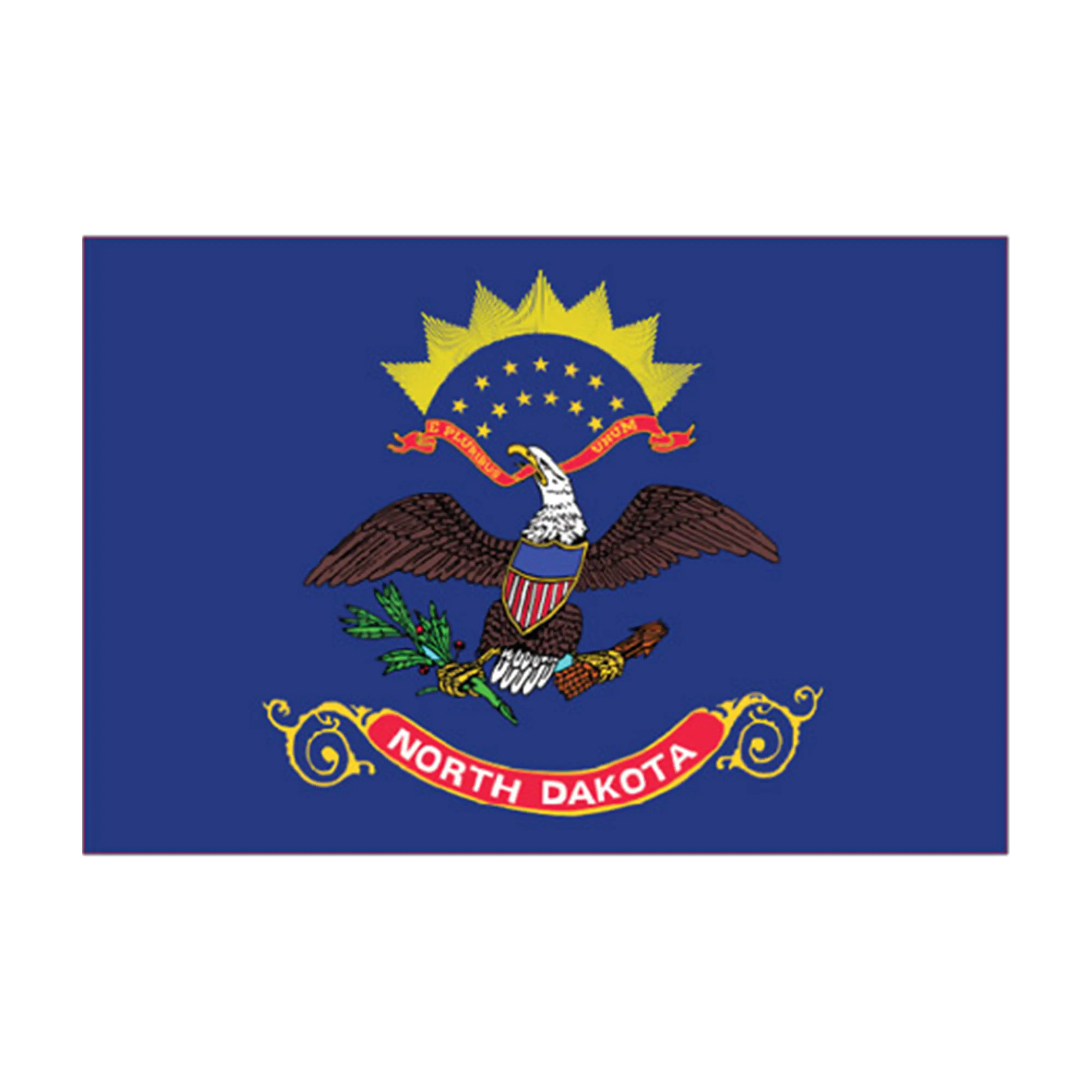 Mud Hole US State Flag Rod Decals